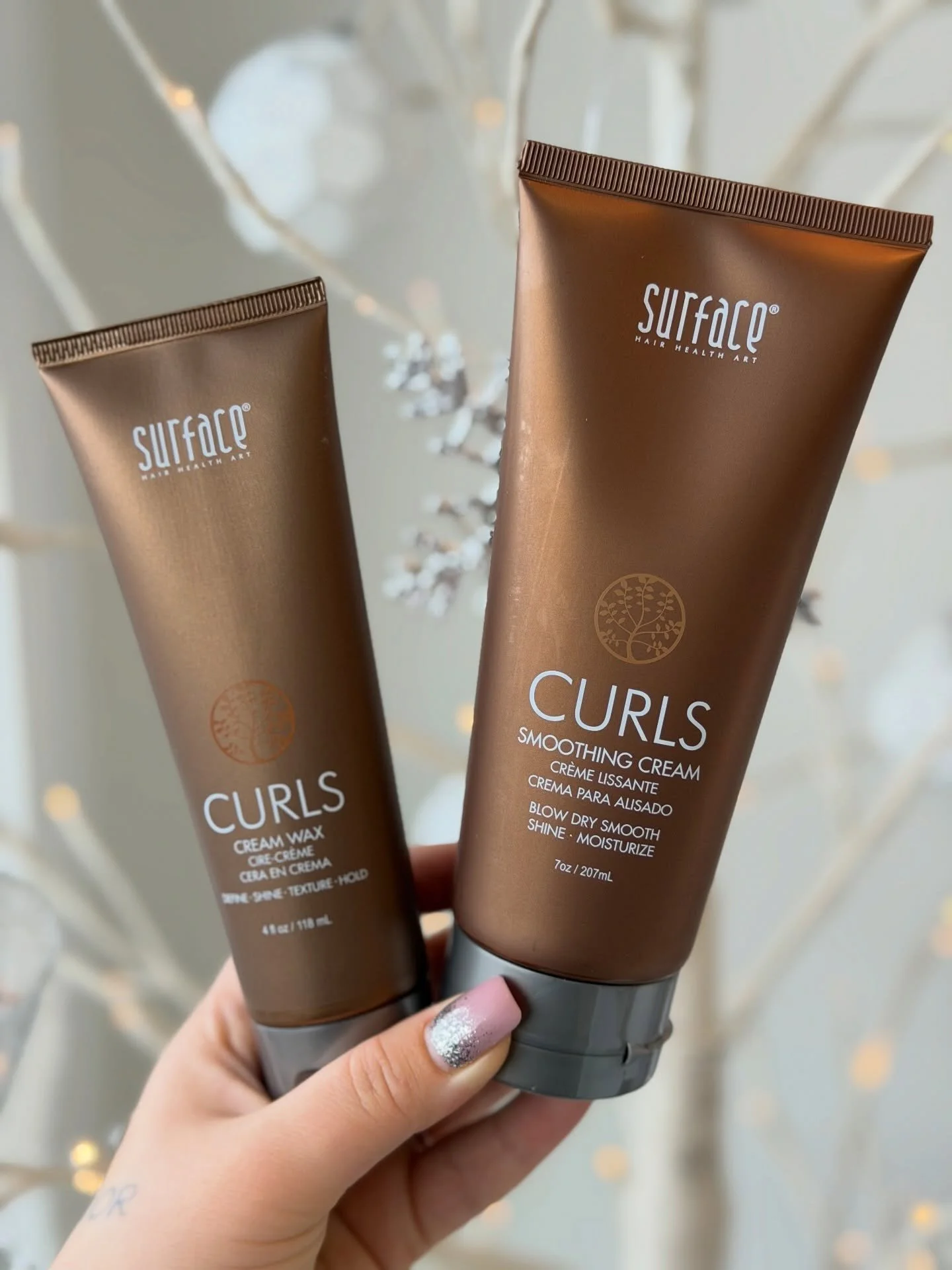 ✨ Curl Love Starts Here ✨

Defined, smooth, and shiny curls &mdash; without the frizz 💫
Our go-to curl essentials are here to transform your hair routine:

🤎 Curl Cream Wax &ndash; adds texture, definition, and flexible hold
🤎 Curl Smoothing Cream