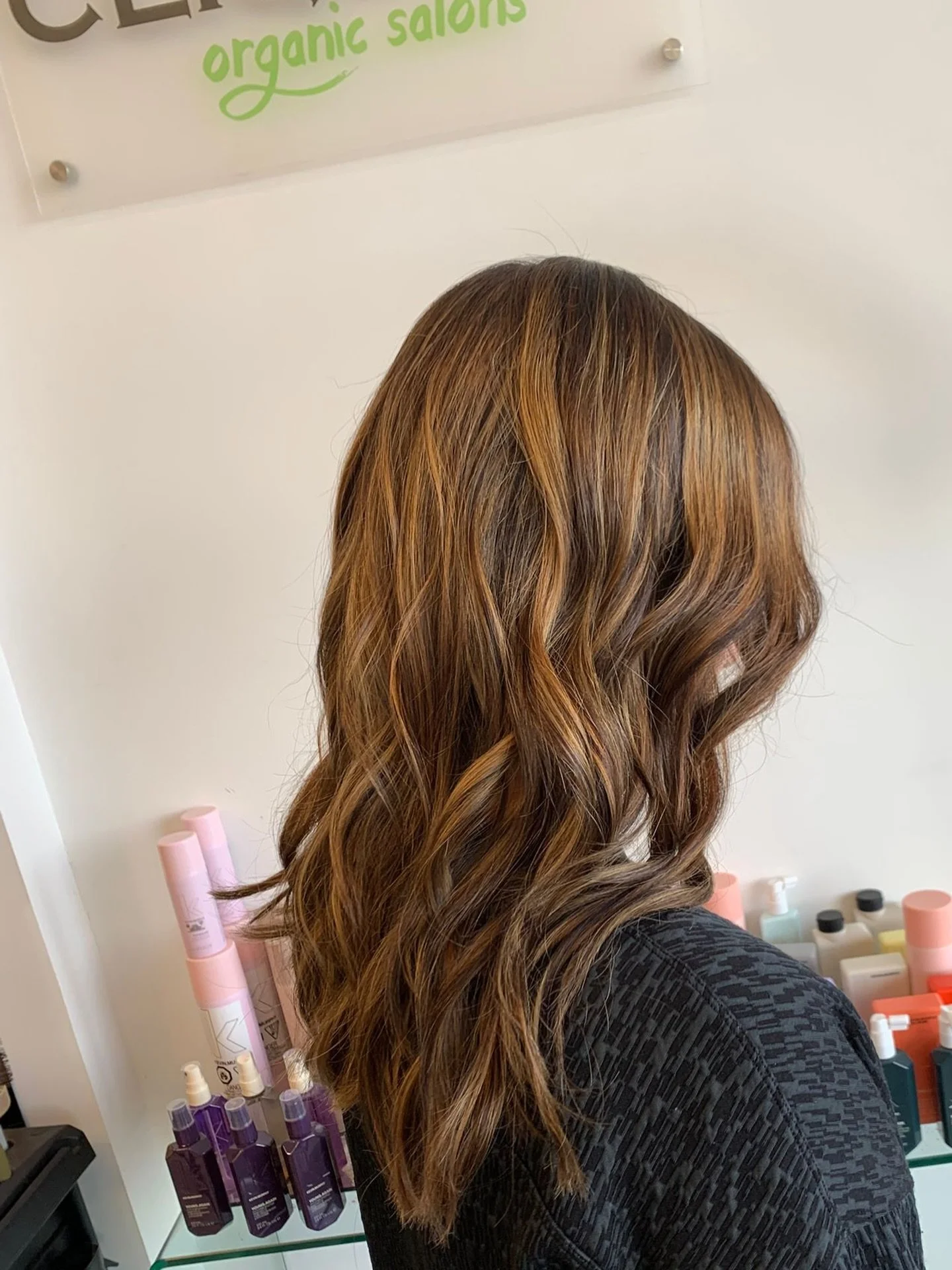 Caramel balayage and root touch up by @dragana.tesevcic 😻✨