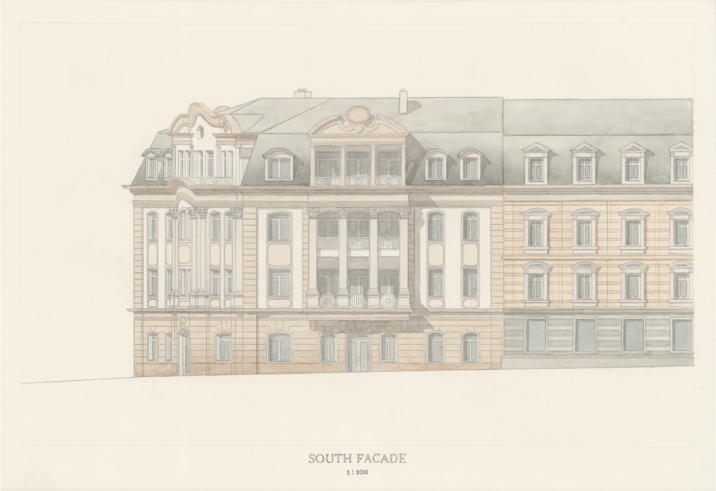 Residential project side facade.png