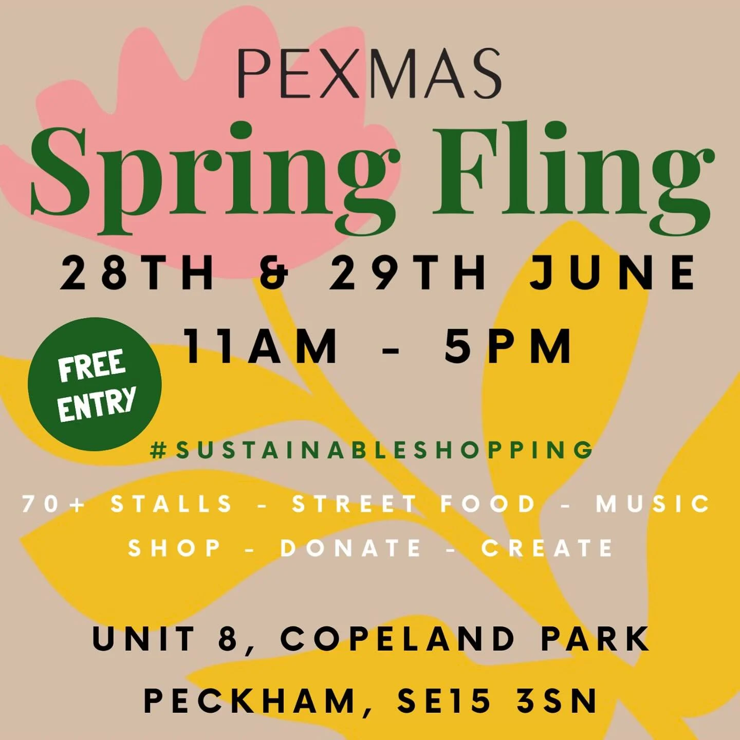We&rsquo;ll be at @pexmas SPRING FLING this SUNDAY. 
&bull;
Swing by and buy a bottle or two.
&bull;
ITS FREE ENTRY!