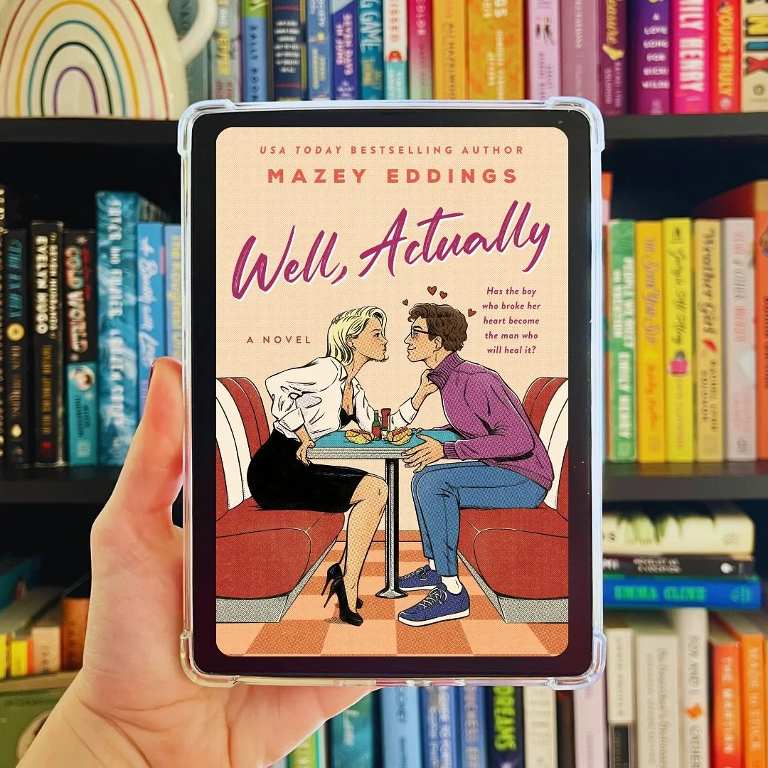 ✨WELL, ACTUALLY by Mazey Eddings✨

I am a huge Mazey Eddings fan and this book did not disappoint!!! One of my favorite things about her writing is that I always feel like I meet characters I&rsquo;ve never met before in other books, and the same can