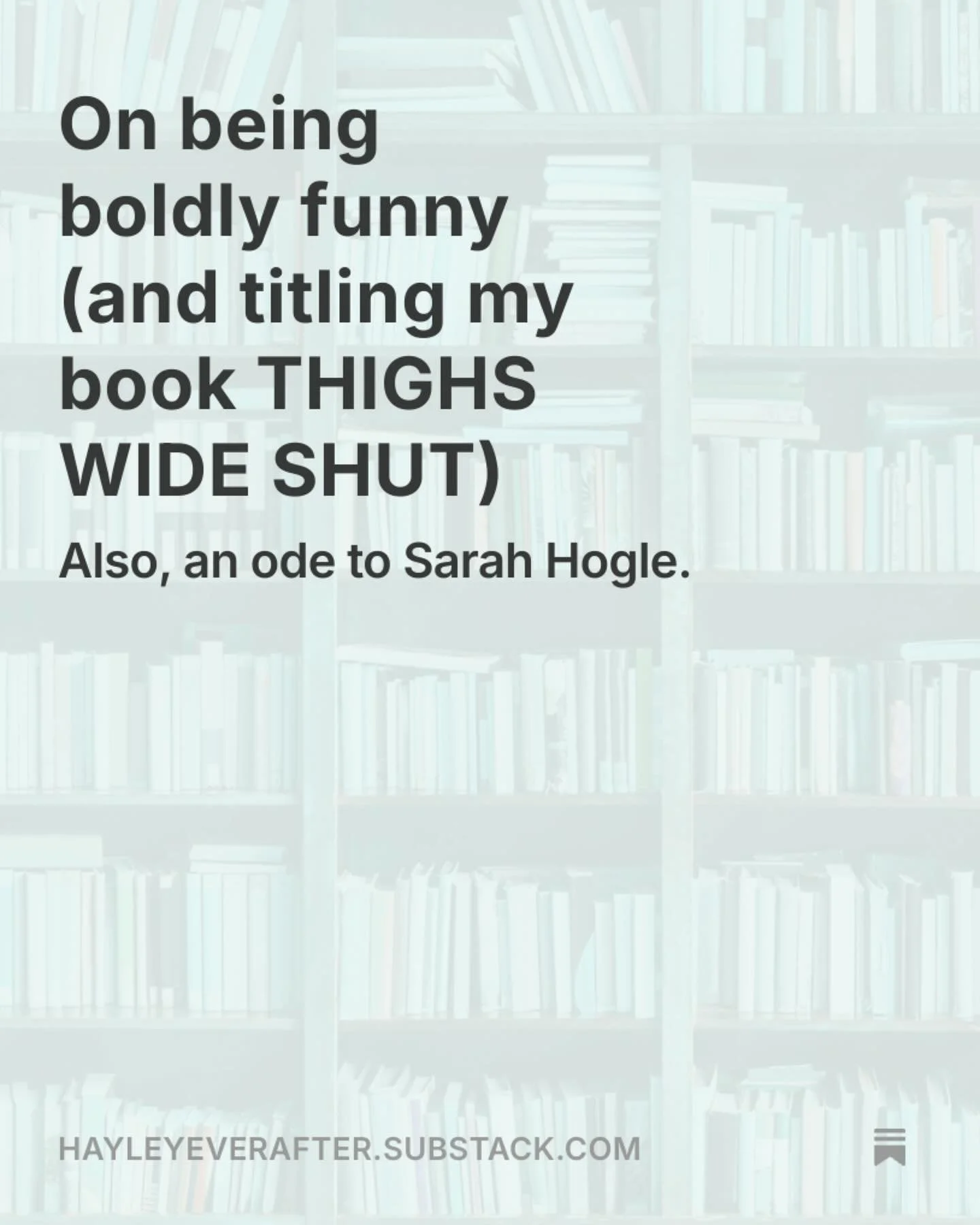 I made a Substack for sharing writing updates!! Please follow me so I&rsquo;m not just screaming into the void!!