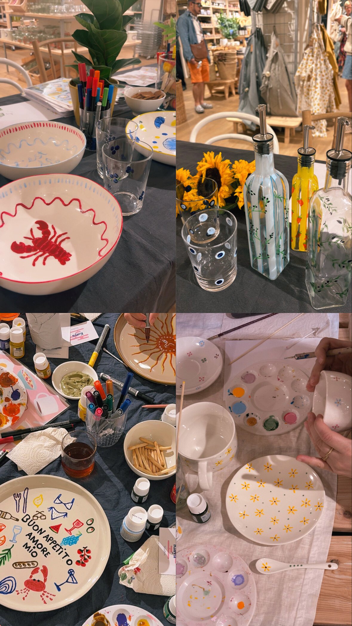 Dille & Kamille - porcelain painting