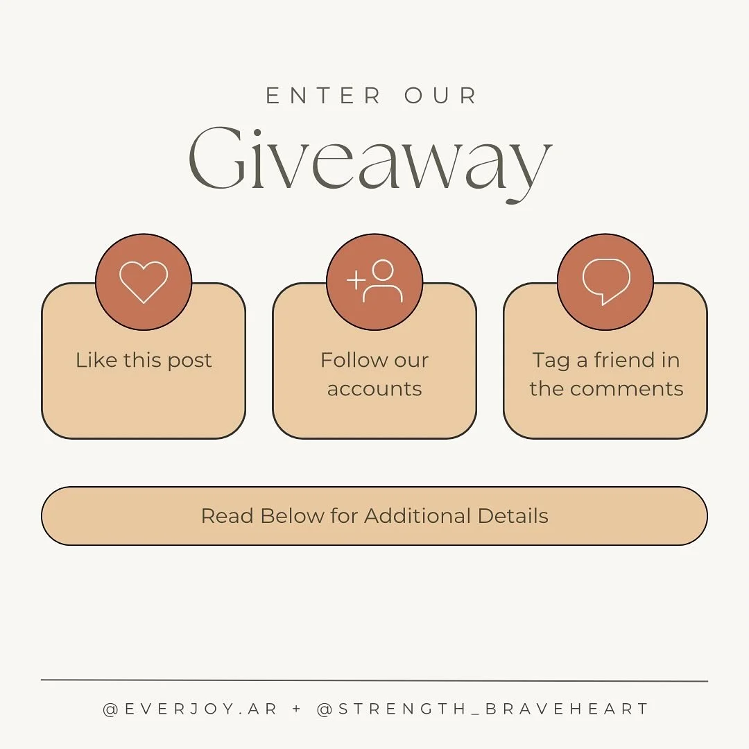🥳 G I V E A W A Y  T I M E 🥳

We&rsquo;re teaming up together to give one of you some items from the Brave Heart Collection to say THANK YOU for your support! 

What you could win:
❤️ Brave Heart tee in the design, size, &amp; color of your choice 