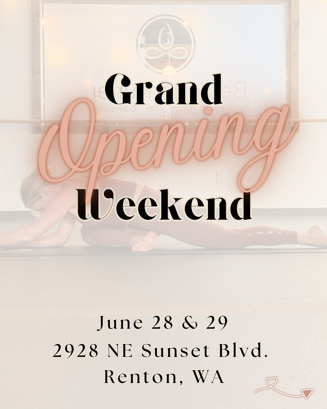 You&rsquo;re Invited to the Be Yoga Renton Grand Opening Party! 

We&rsquo;re officially opening our doors and can&rsquo;t wait to celebrate with you! Join us for an afternoon of connection, movement, and community vibes. 

📍 Be Yoga Renton
📅 June 