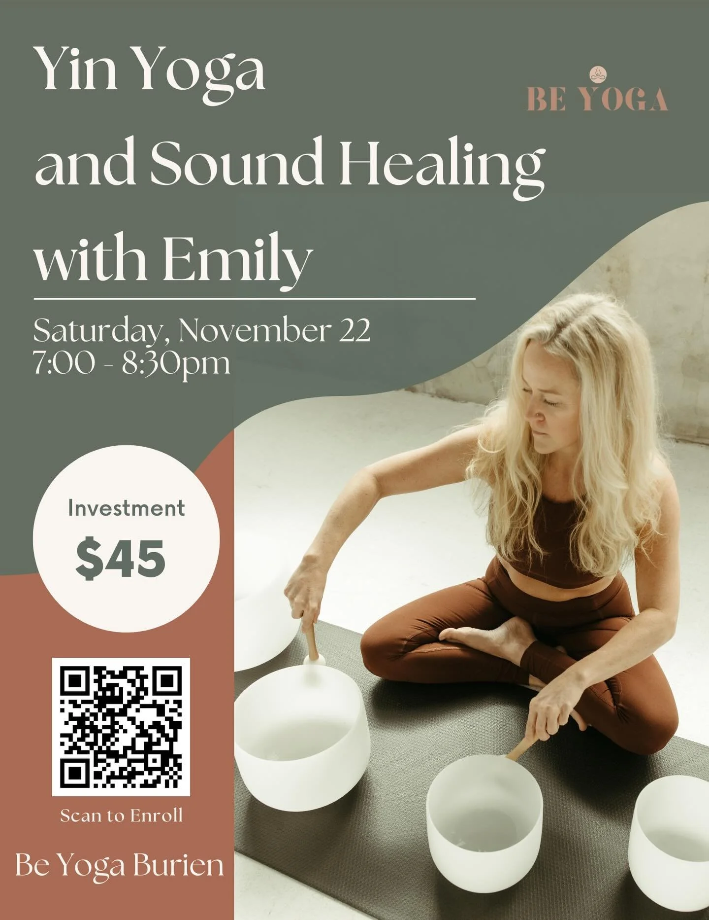 When you surrender into stillness, the world inside you begins to speak. 🌙✨

Come rest in the medicine of Yin and the vibration of sound&mdash;an evening designed to soothe your nervous system, open your heart, and reconnect you to your own inner li
