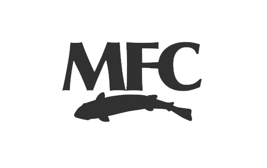 Logo with the letters 'MFC' and a fish graphic underneath.