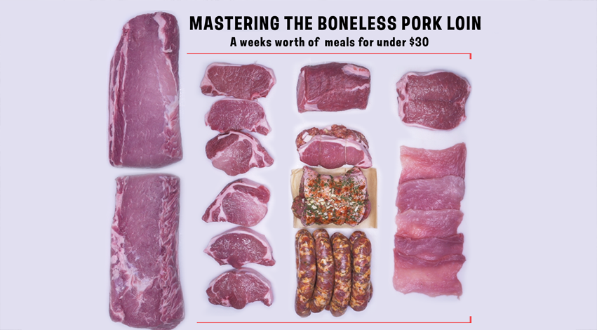 Turn One Boneless Pork Loin Into a Week of Meals for Under $30