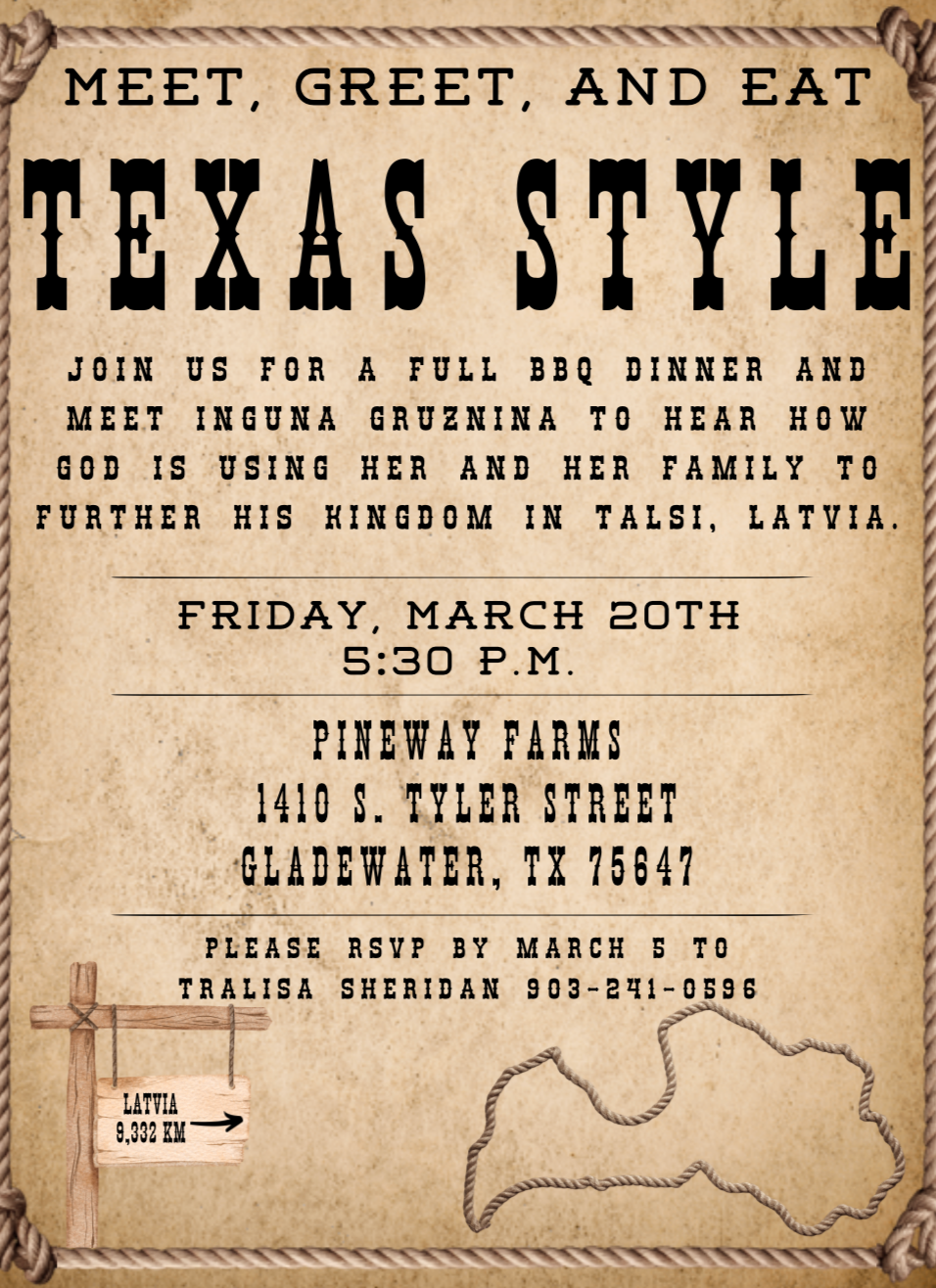 Meet, Greet & Eat Texas Style