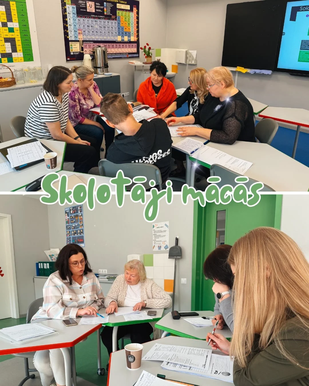 Skolēniem brīvlaiks, bet skolā darbs turpinās! 📚

Arī brīvlaikā mūsu skolotāji turpina pilnveidoties, mācīties un dalīties pieredzē, lai ikdienā skolēniem nodro&scaron;inātu vēl kvalitatīvāku un jēgpilnāku mācību procesu. Sapulces laikā pārrunājām a