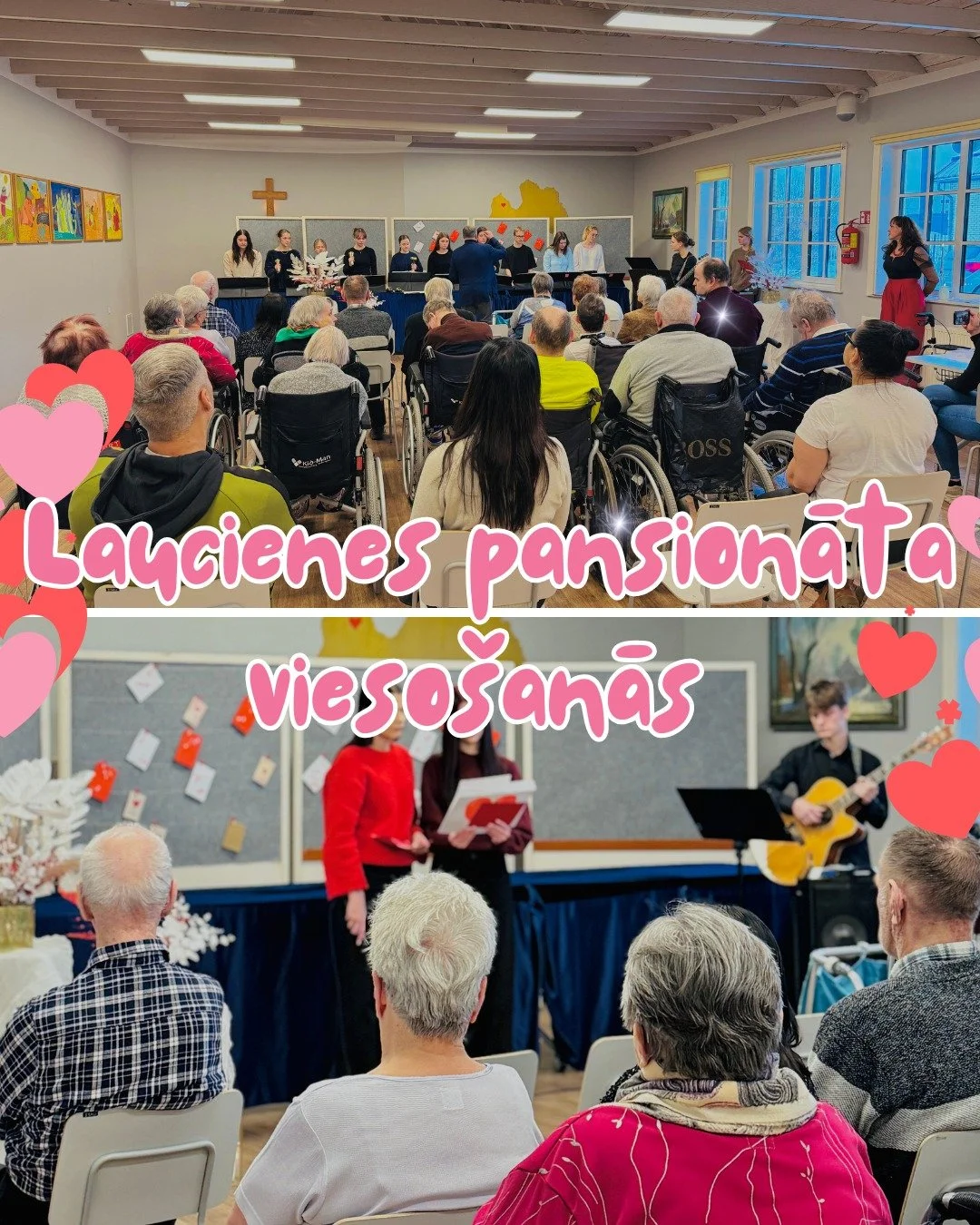 11. februārī mums bija īpa&scaron;i viesi no Laucienes pansionāta. Katru gadu &ldquo;Mīlestības nedēļā&rdquo; mūsu draugi ierodas pie mums ciemos uz kopīgu pasēdē&scaron;anu un koncertu. ❤️

&Scaron;ajā reizē pasākumu rīkoja Katrīna un Undīne no 10. 
