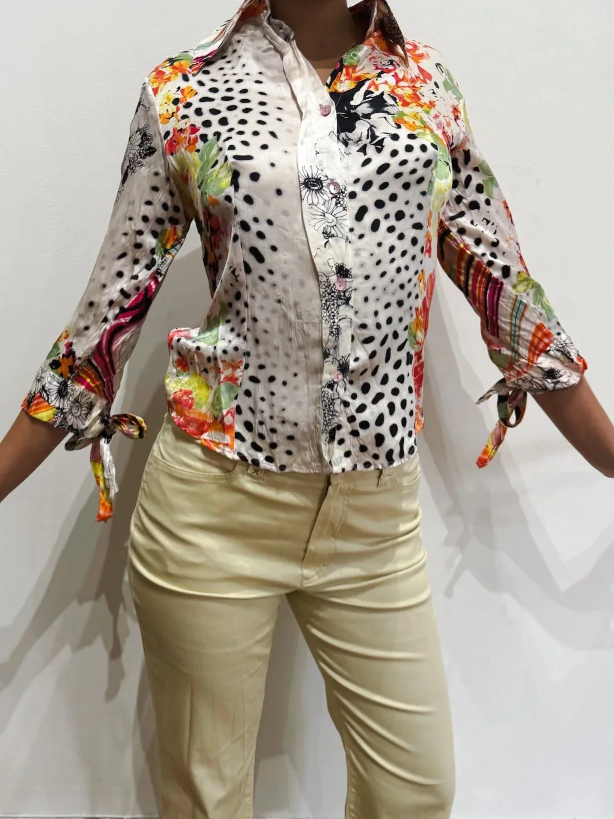 ROBERTO CAVALLI SILK BLOUSE