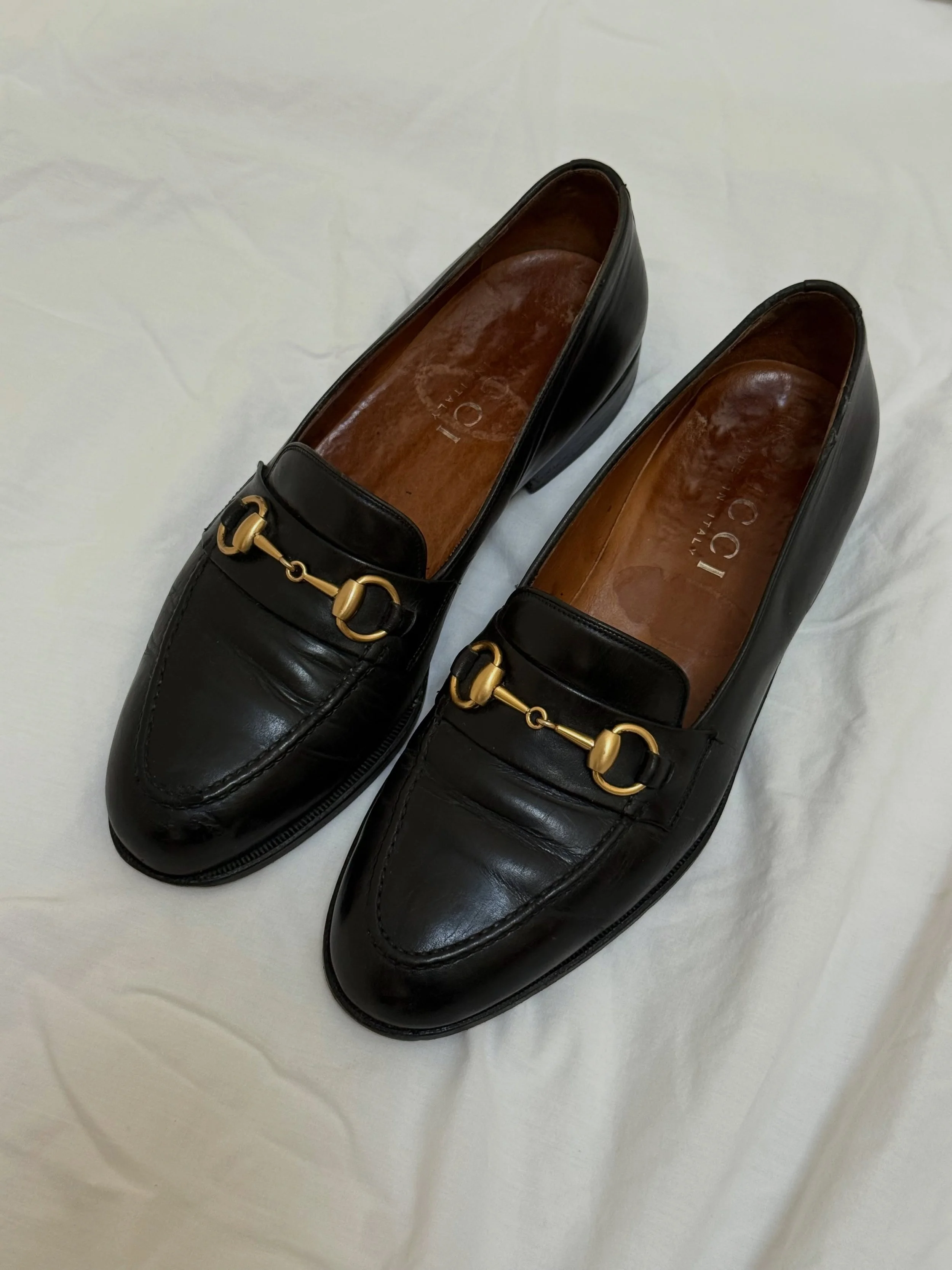 1980&rsquo;s Gucci Loafers in a size 8 Men/9.5 Women &mdash; $625, available over DM and online soon.