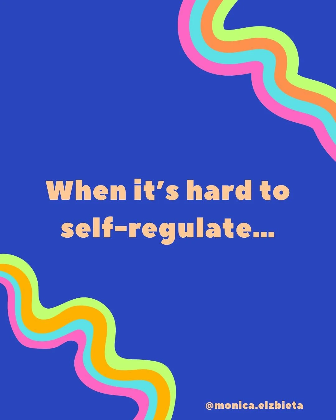 🌊 When it’s hard to self-regulate…
Sometimes the waves feel too big to ride. You know all the tools, the deep breaths, the grounding, the affirmations, but in the moment? It feels impossible.
That doesn’t mean you’re broke