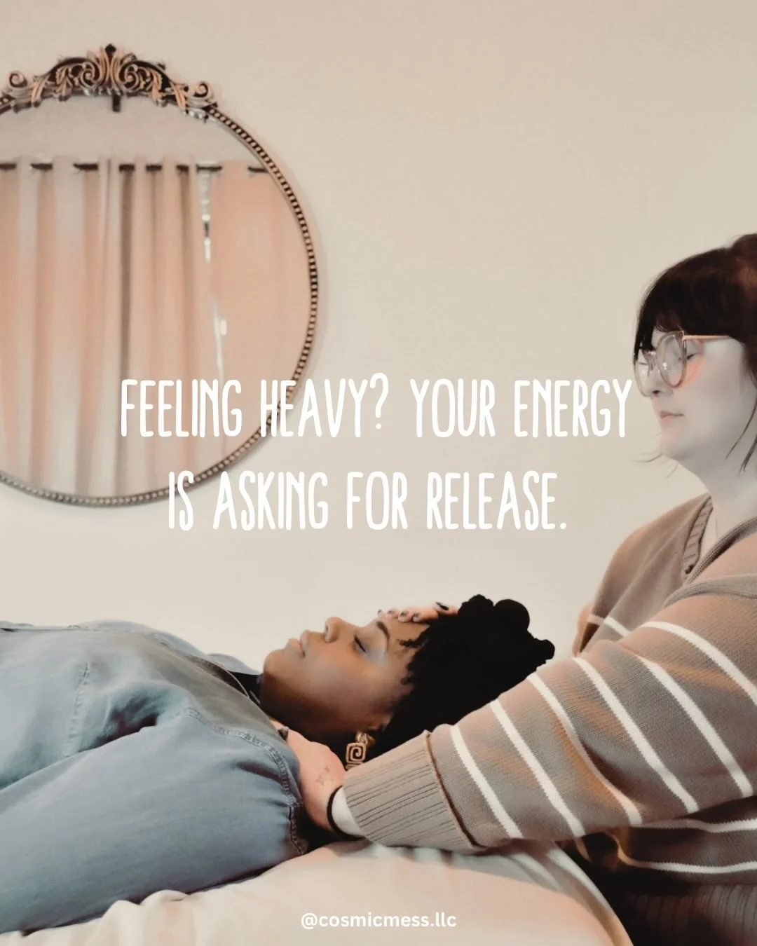 ✨Your energy wants to soften. 
✨Your nervous system wants to unclench. 
✨Your spirit wants a place to land.

My Energy Healing Sessions are where your body remembers how to breathe again&mdash;a blend of Reiki, intuitive channeling, chakra balancing,