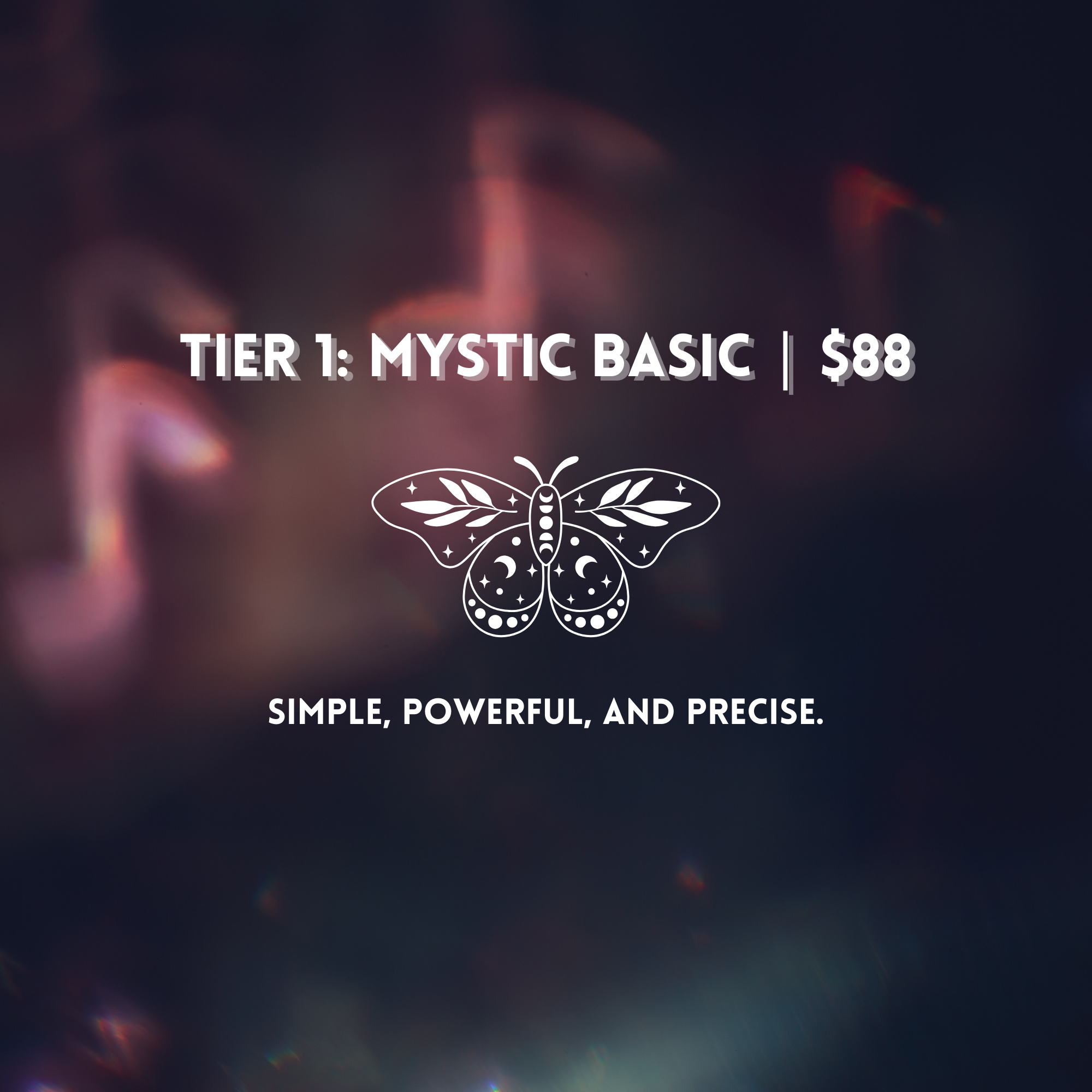Tier 1: Mystic Basic