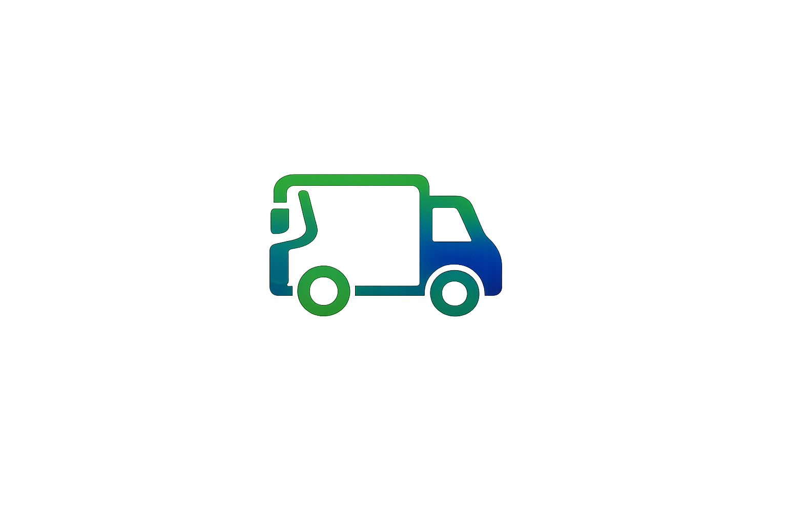 Colorful illustration of a delivery truck emitting growth overlays, indicating logistics or supply chain themes.