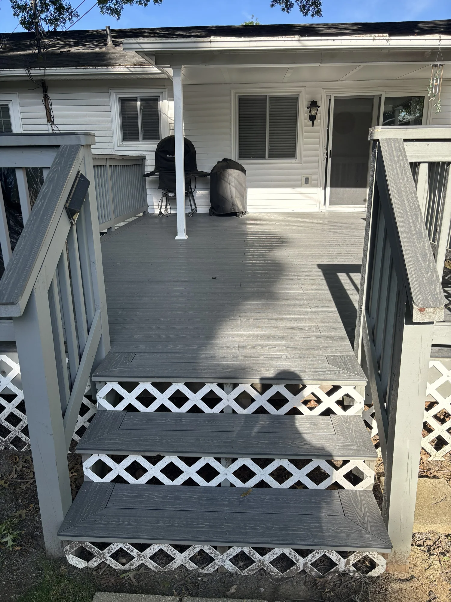 Deck after resurfacing with ReviveDeck