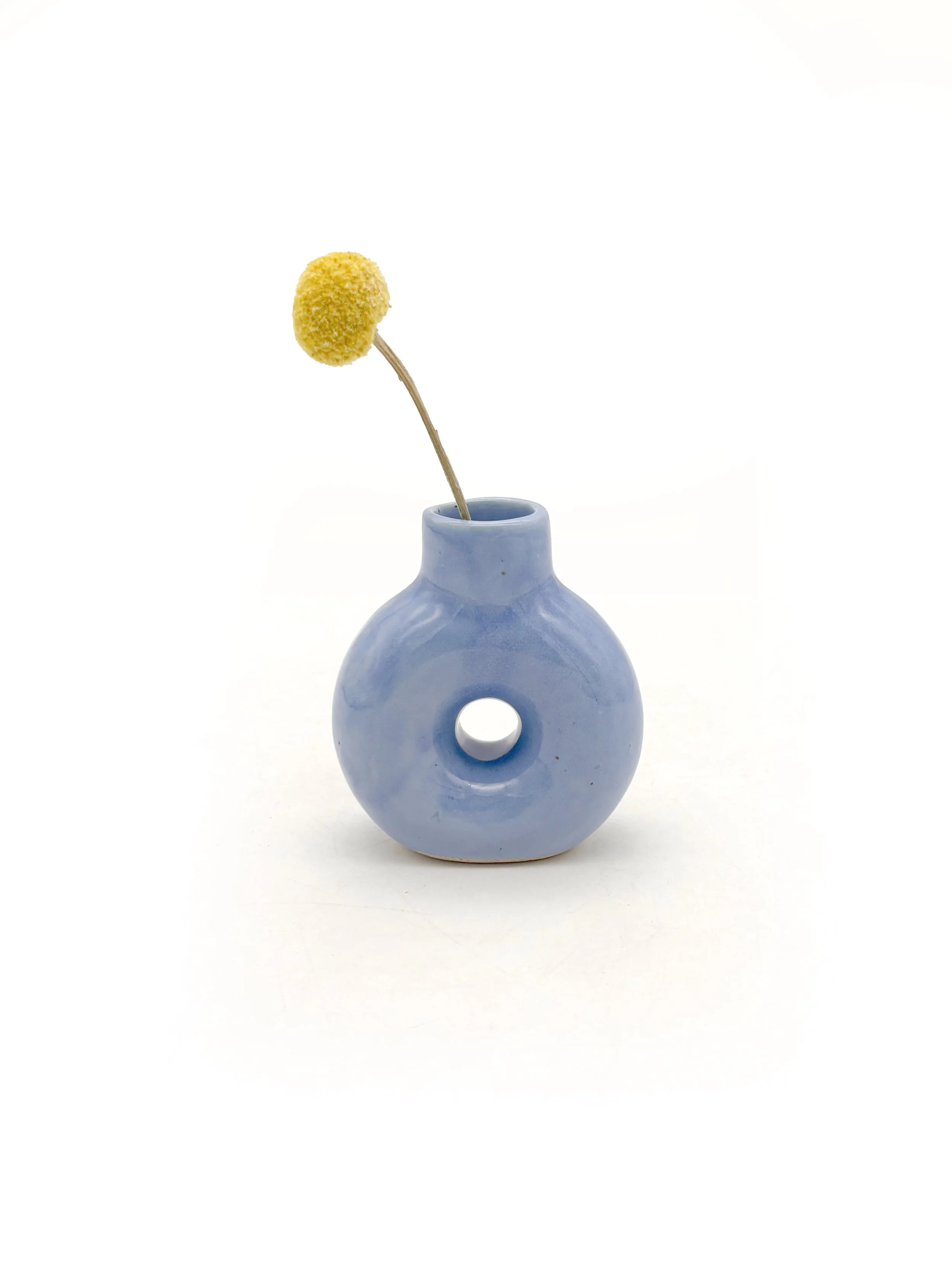 Bud Vase Mmm Donut in Blue Skies