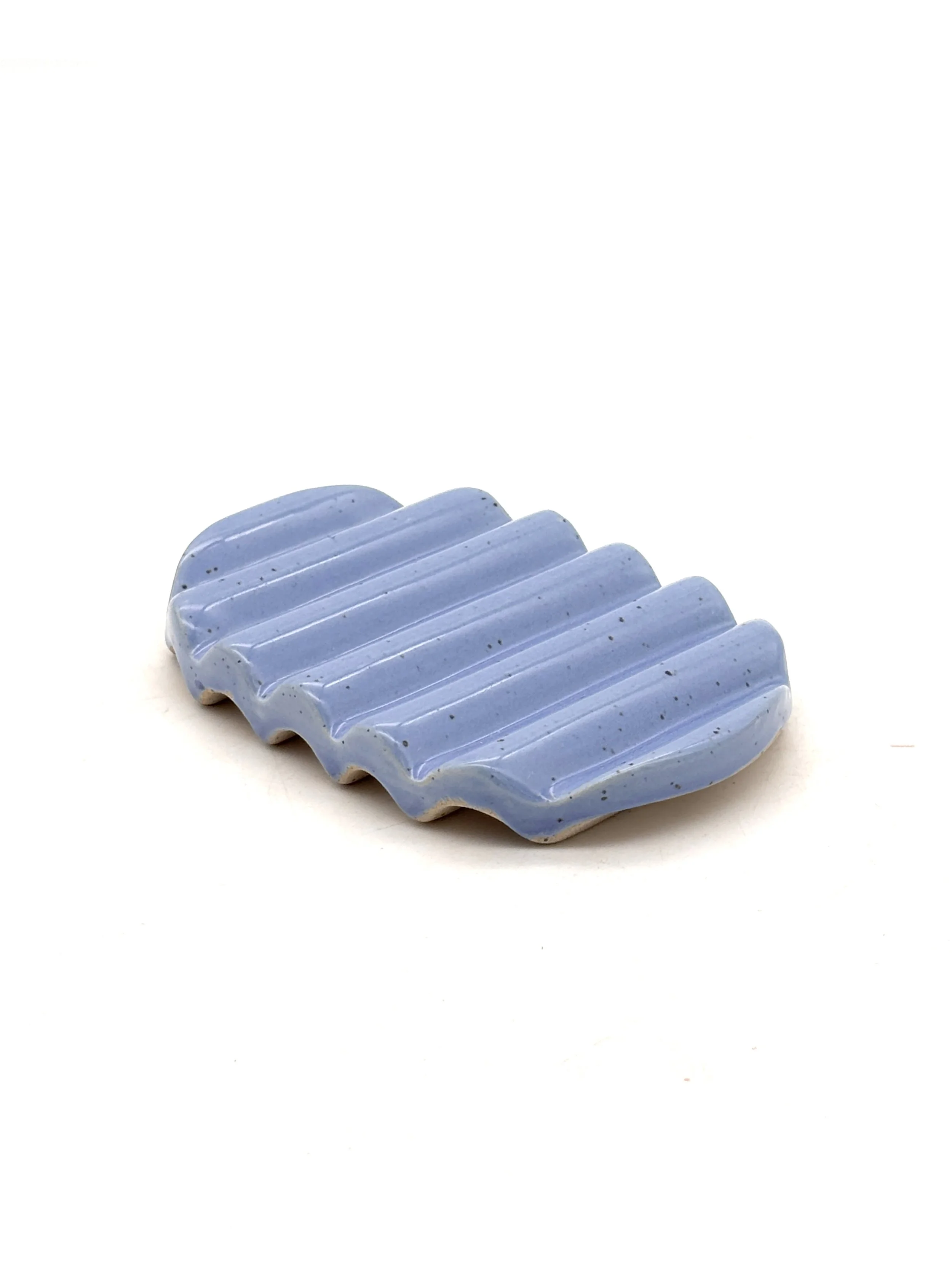Squiggle Soap Dish in Blue