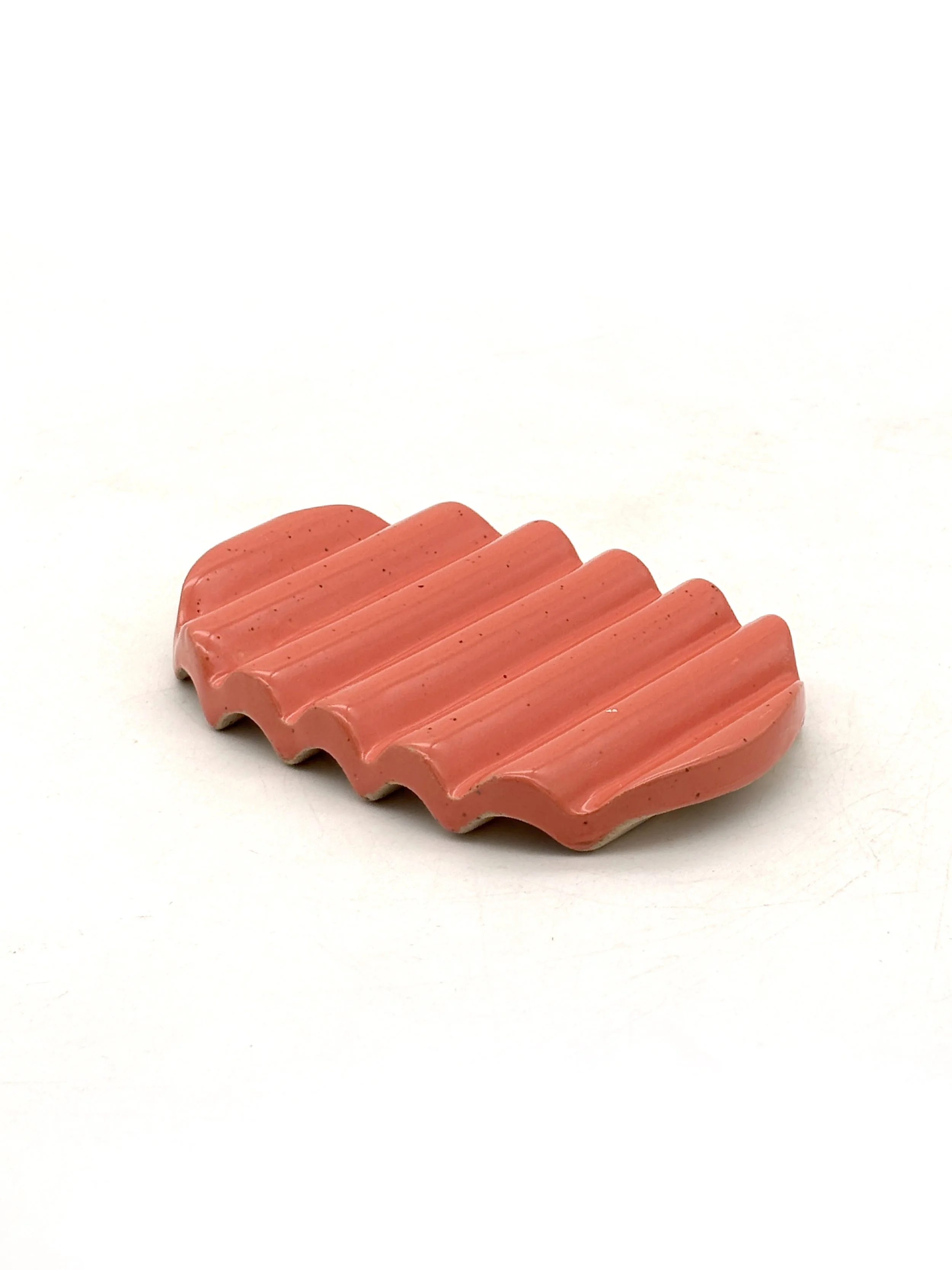 Squiggle Soap Dish in Red