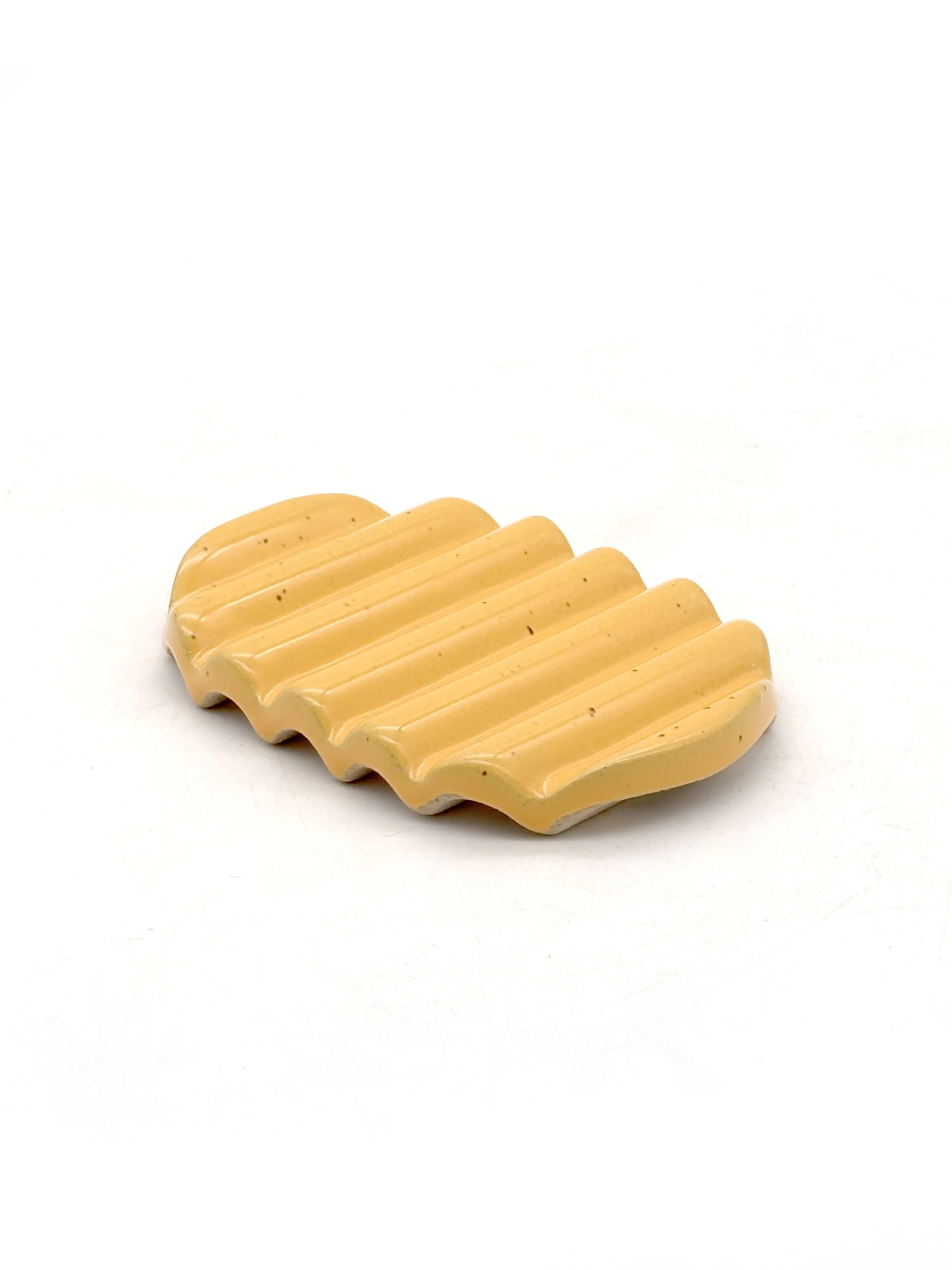 Squiggle Soap Dish in Yellow