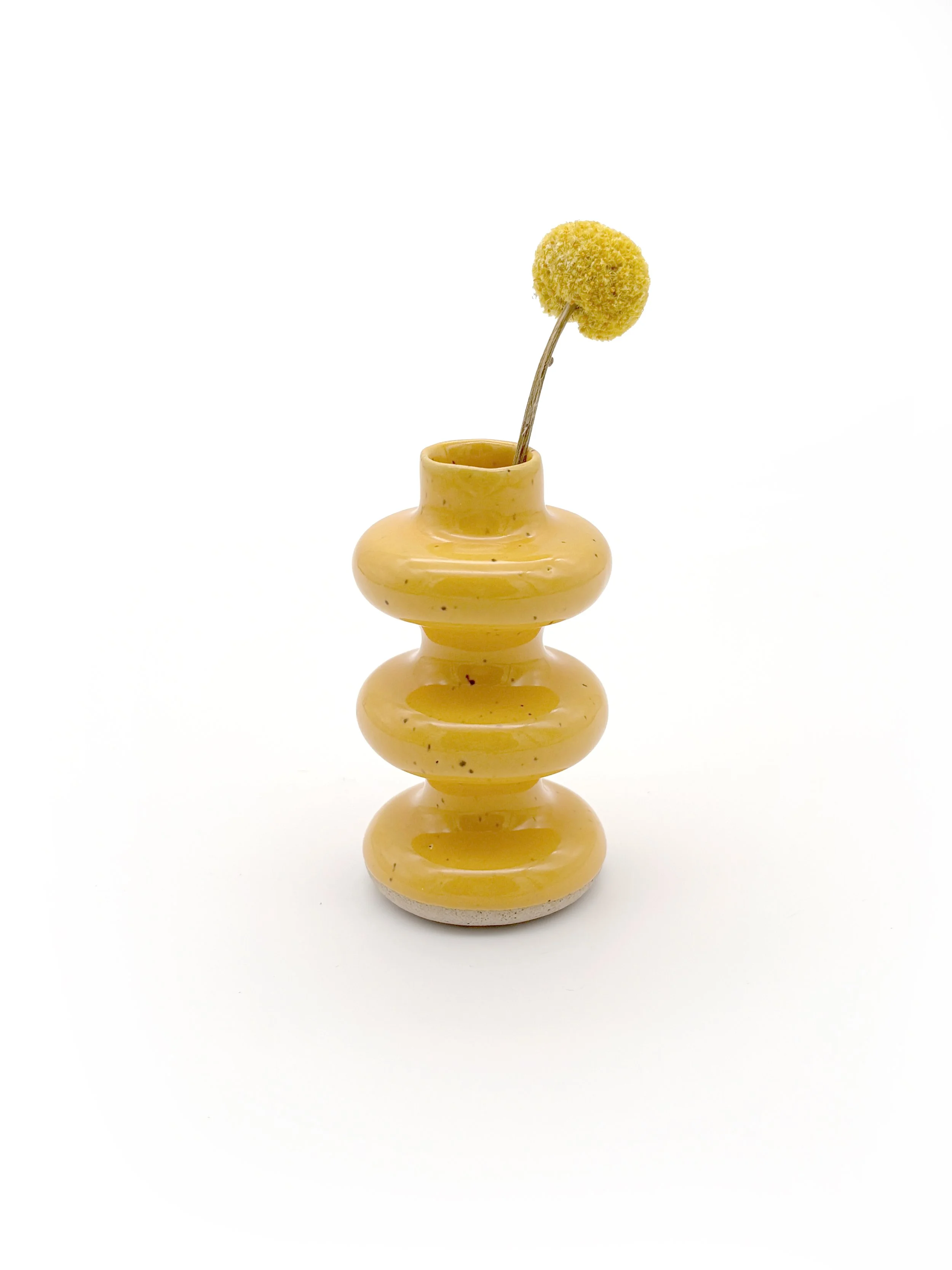 Bud Vase 3 Tiers! in Yellow