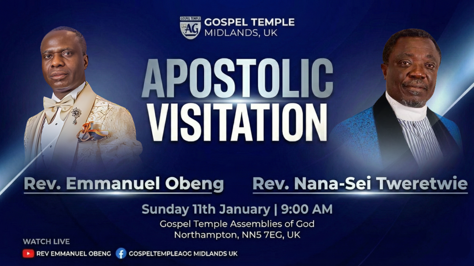Apostolic Visitation with Rev Nana-Sei Tweretwie