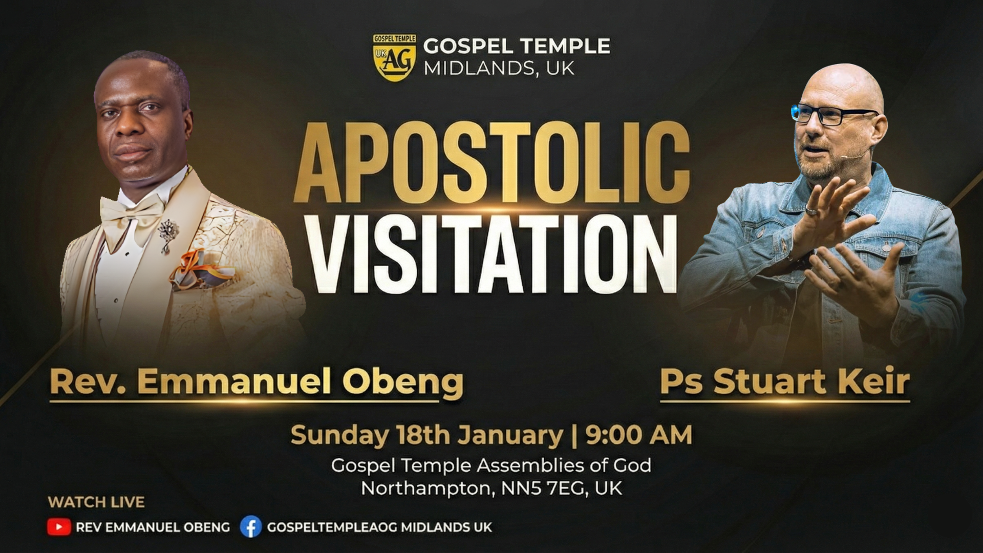 Apostolic Visitation with Pastor Stuart Keir