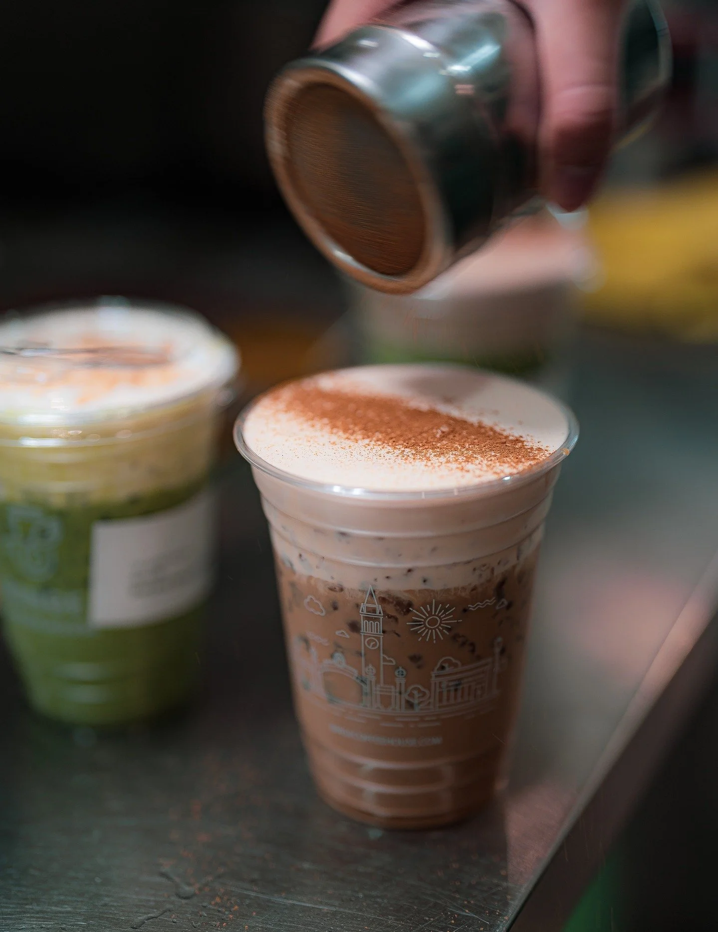 Wait… did you know we have Pumpkin Pie Coffee too? 👀
It’s our bold Vietnamese coffee with a fluffy pumpkin pie cold foam on top, rich, spiced, and everything fall in one sip 🍁