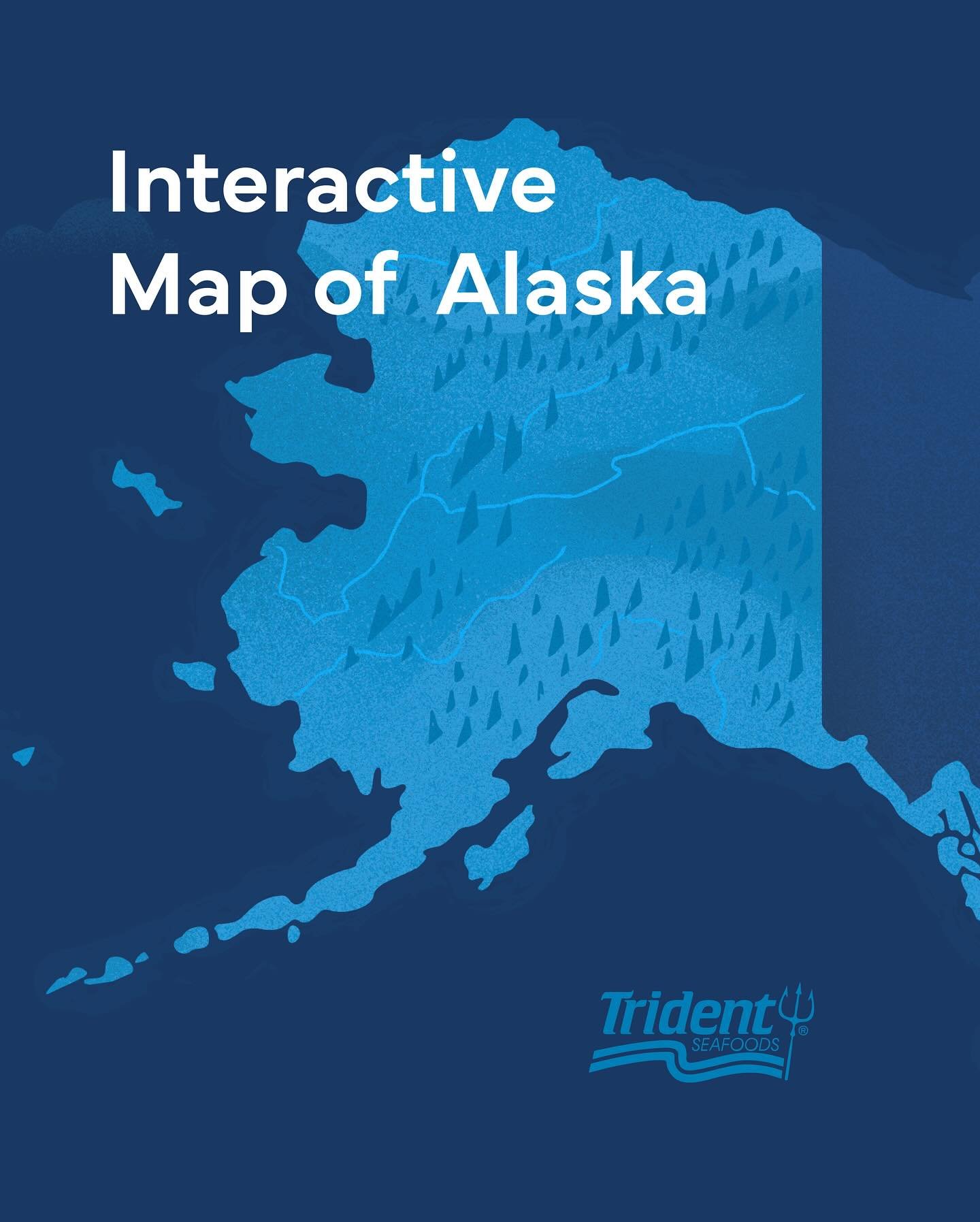 Trident Seafoods needed an illustrated map of Alaska for an interactive web feature. The goal was to make something that felt grounded in the geography but had enough visual character to actually work on screen.
.
.
.
.
.
.
.
.
#mapdesign #illustrati
