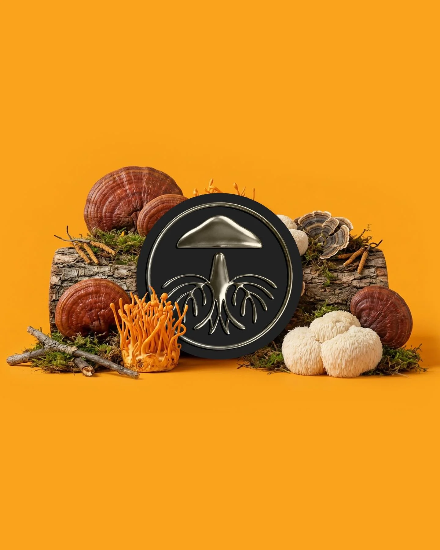 Mushroom Wellness is a new brand from Herb Pharm, created to bring together multiple acquired mushroom product lines under one clear identity. With powders, capsules, and tinctures ready to launch, they needed a brand that felt premium, trustworthy, 