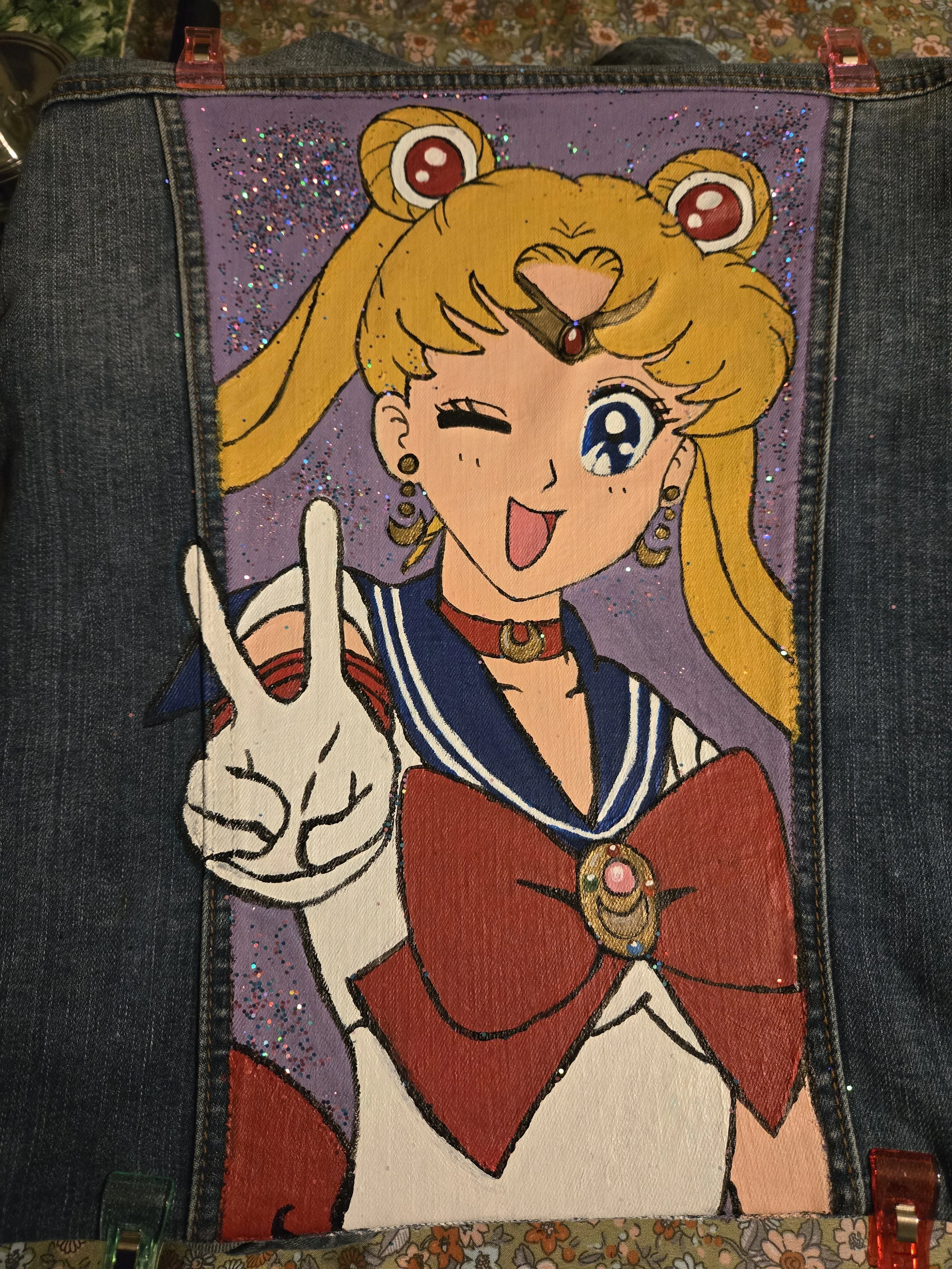 Denim Jacket Revival 🌙🩷