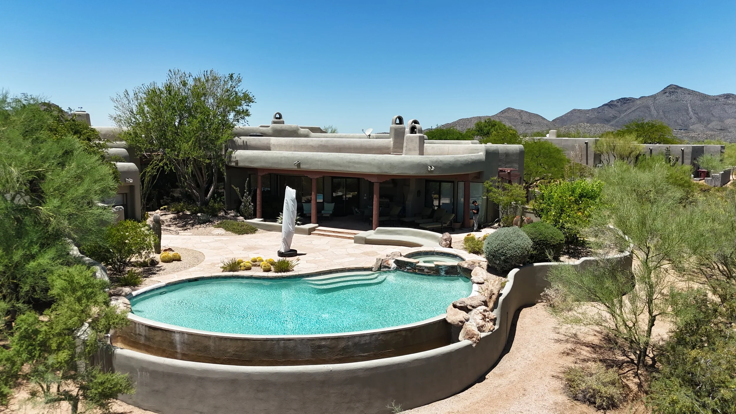 Exterior House Painting in Desert Mountain, Scottsdale AZ | A Home Painted with Care