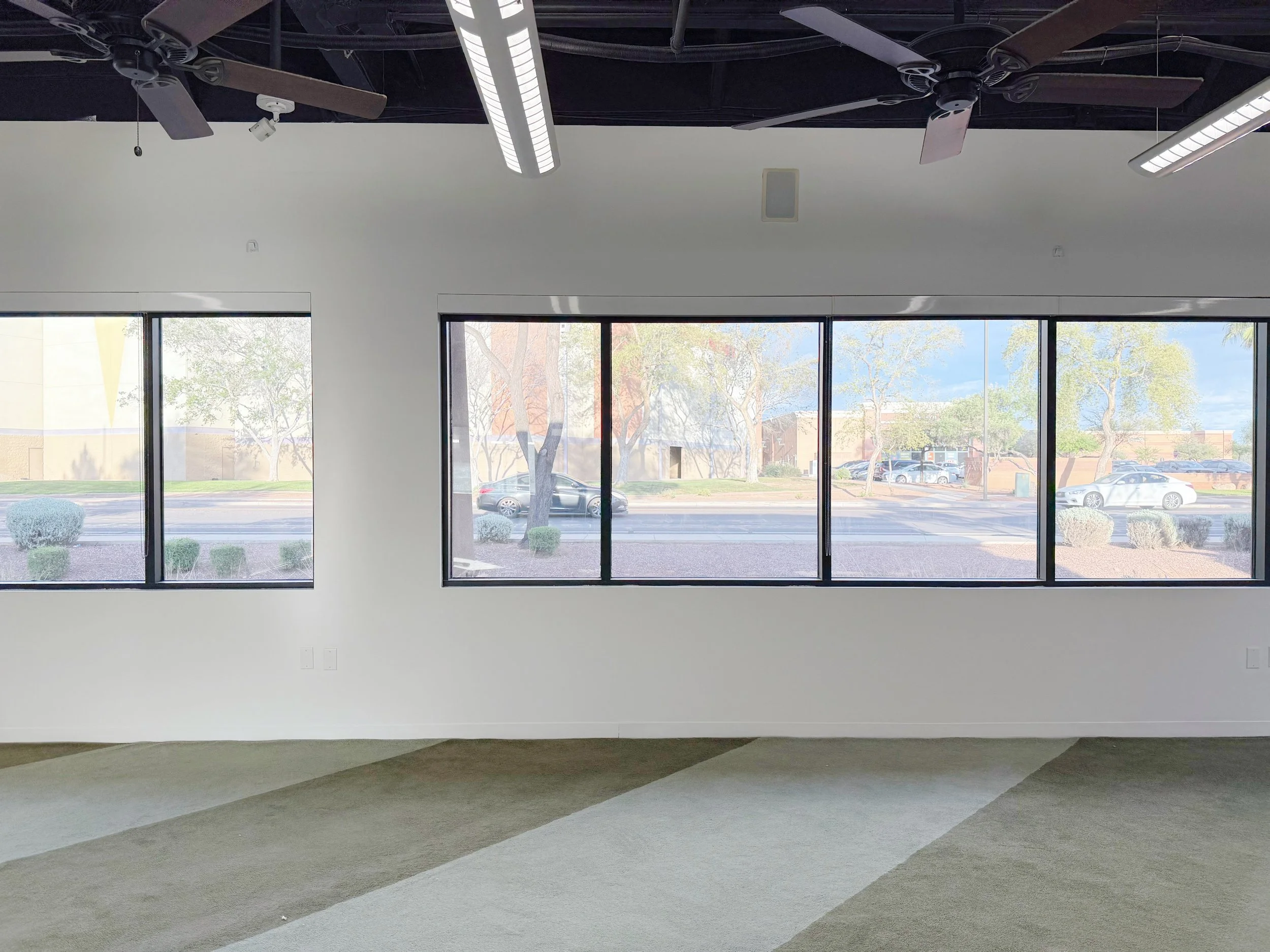 Freshly completed interior commercial office painting project in Avondale, Arizona by James Painting Arizona featuring clean white walls, modern office space, and professional commercial painting services for businesses in the Phoenix metro area.