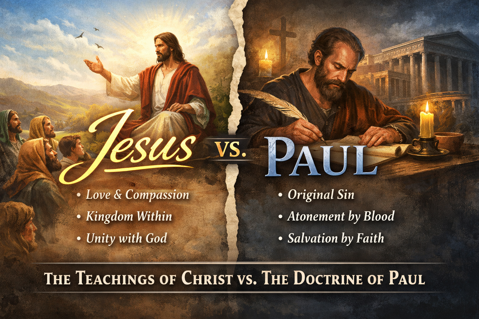 Jesus and Paul: Distinguishing the Teachings of Christ from Later Doctrine