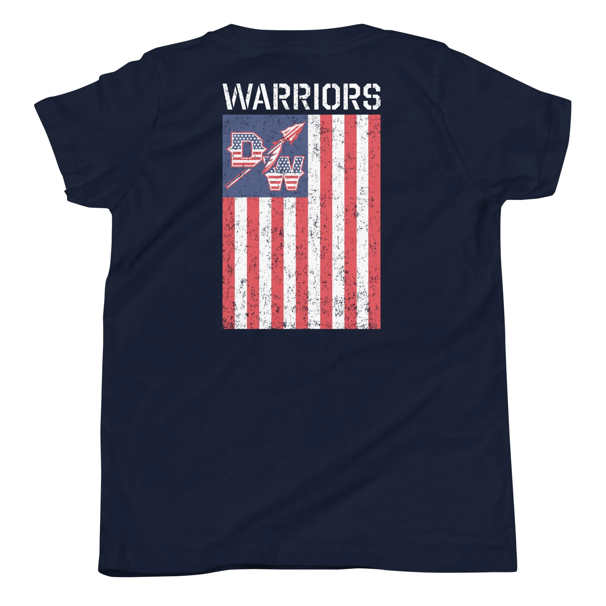 Youth Short Sleeve T-Shirt Distressed DW Freedom Flag (Bella + Canvas)
