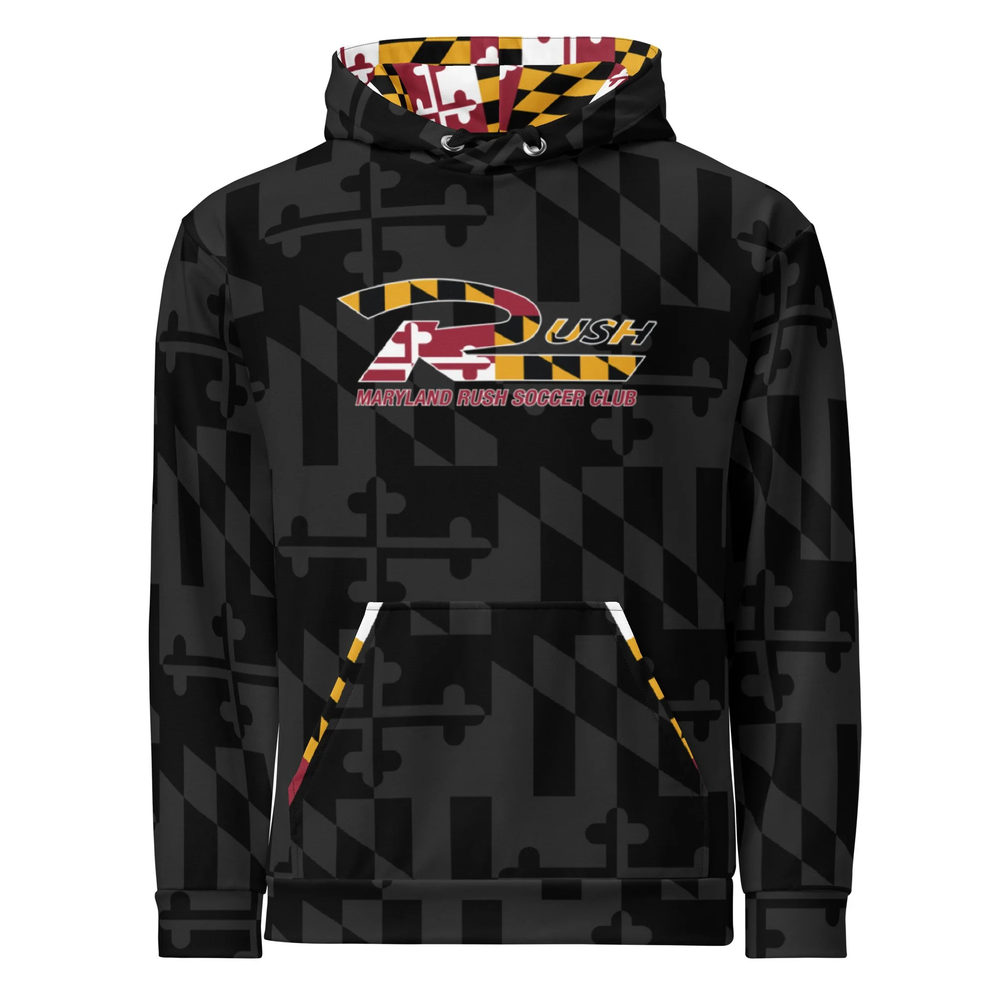 Maryland Rush AOP Hoodie - MD Flag (No Name)
