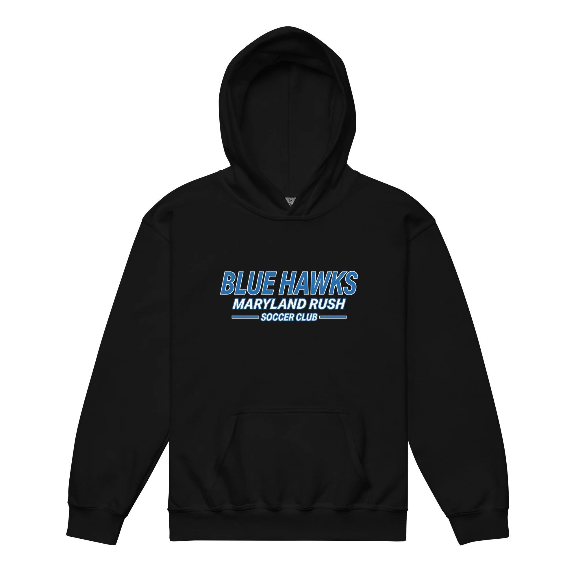 Maryland Rush Blue Hawks Youth Gildan hoodie