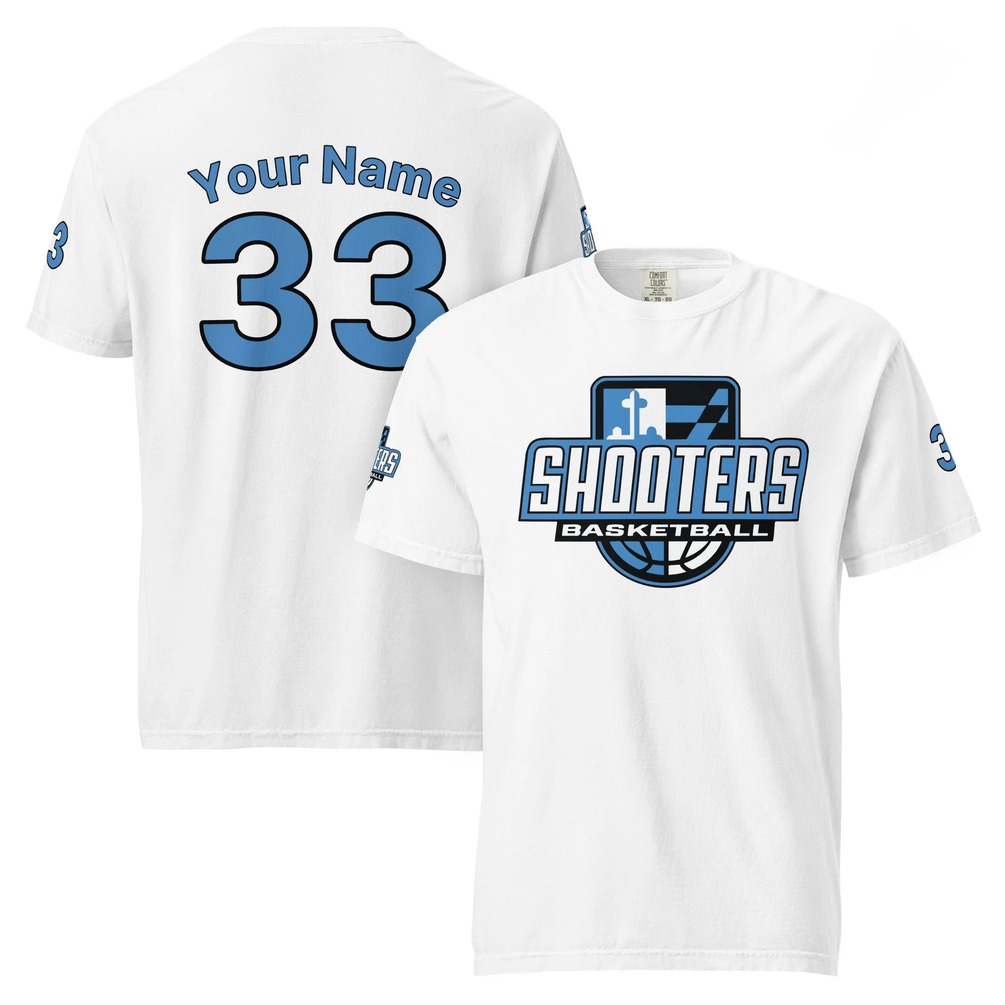 Shooters Unisex garment-dyed heavyweight t-shirt