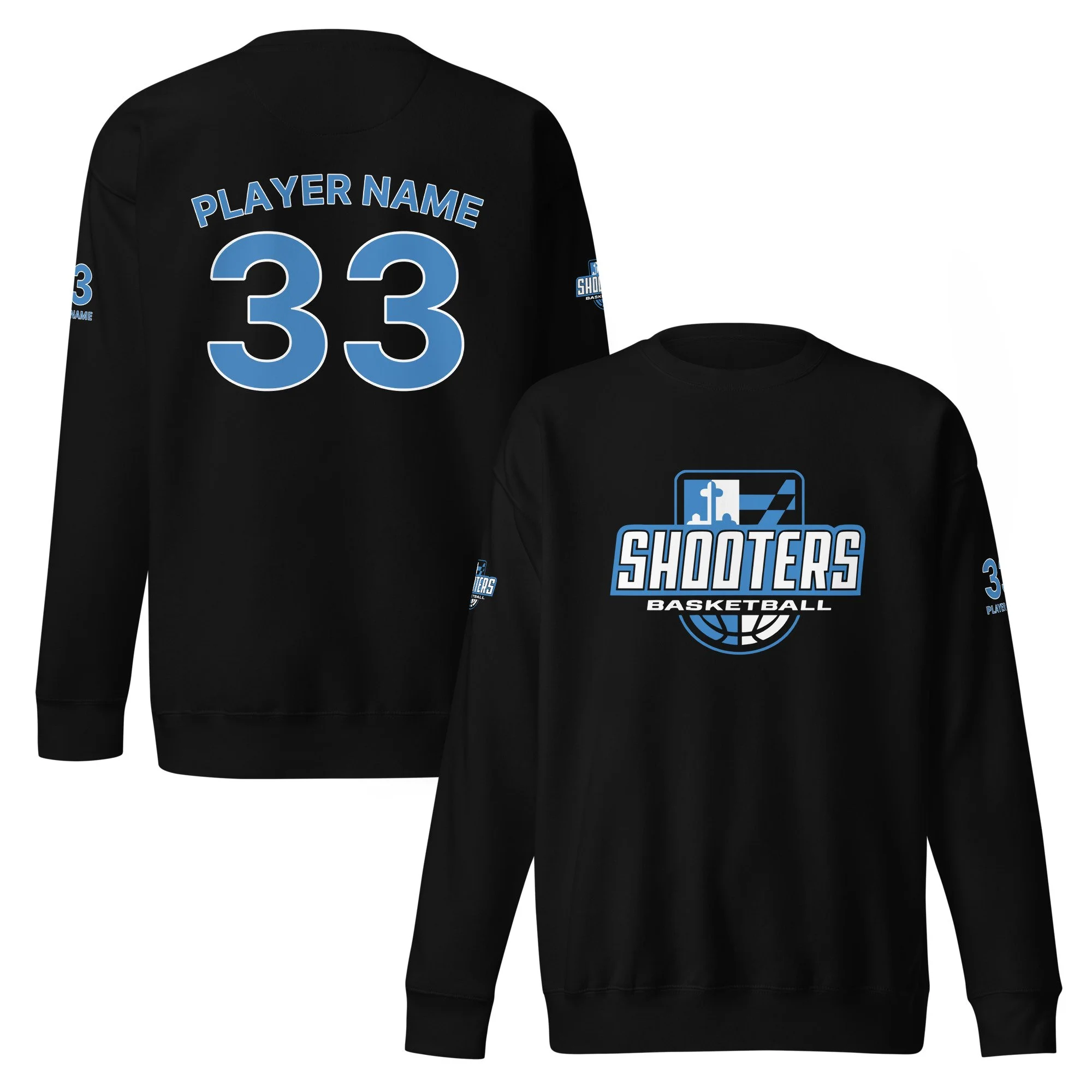 Custom Shooters Unisex Premium Sweatshirt Jersey