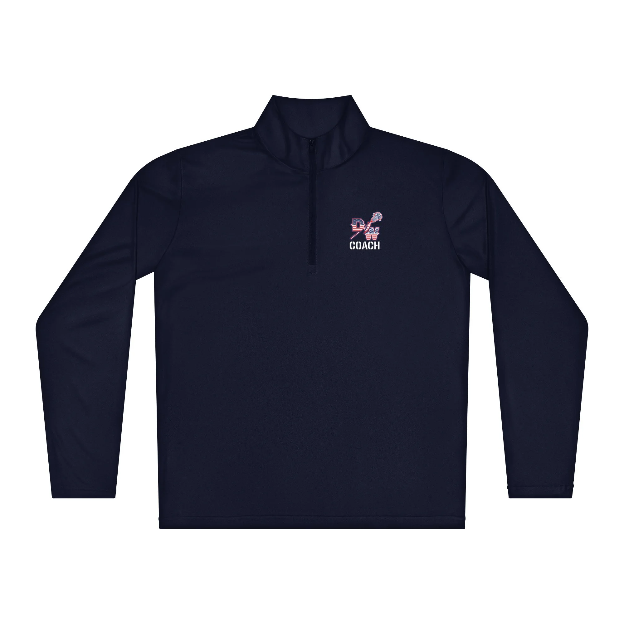Dunkirk Warriors Lacrosse Lightweight quarter-zip pullover_coach