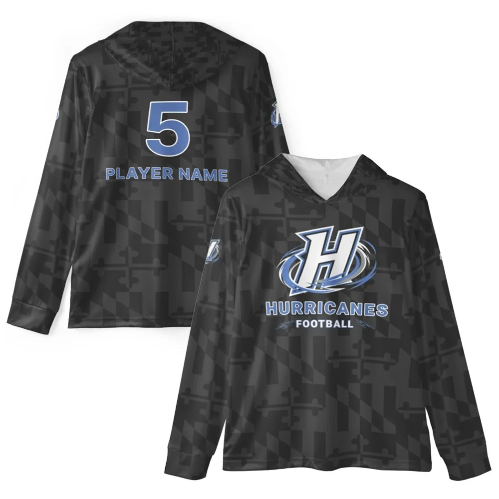Canes Custom Sports warmup hoodie