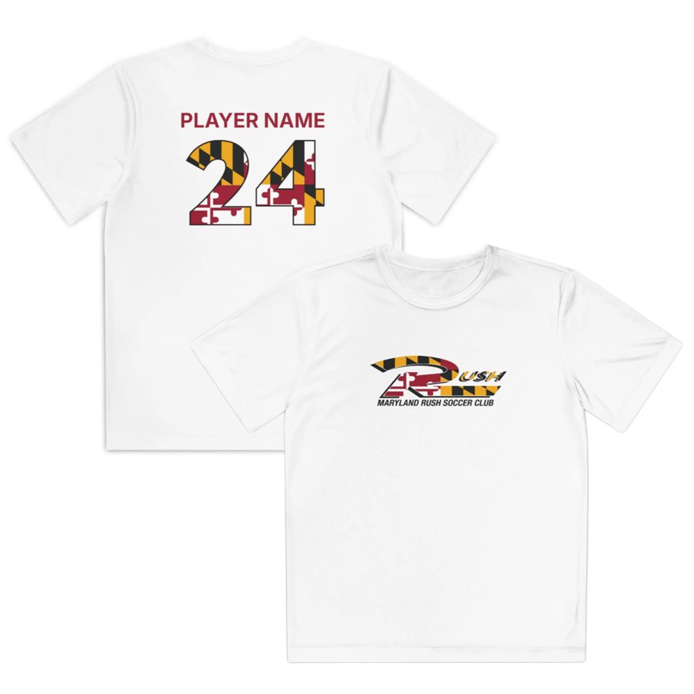 Maryland Rush Custom Moisture Wicking Sport-Tek Youth T-Shirt - MD Flag - White v2.jpg