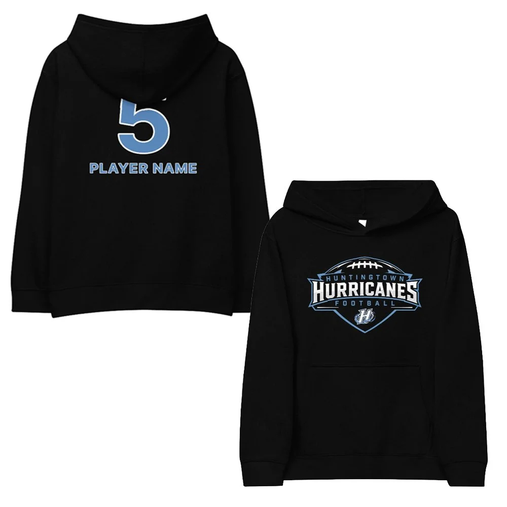 Canes Custom Kids fleece hoodie - Hurricanes Football (Cotton Heritage)