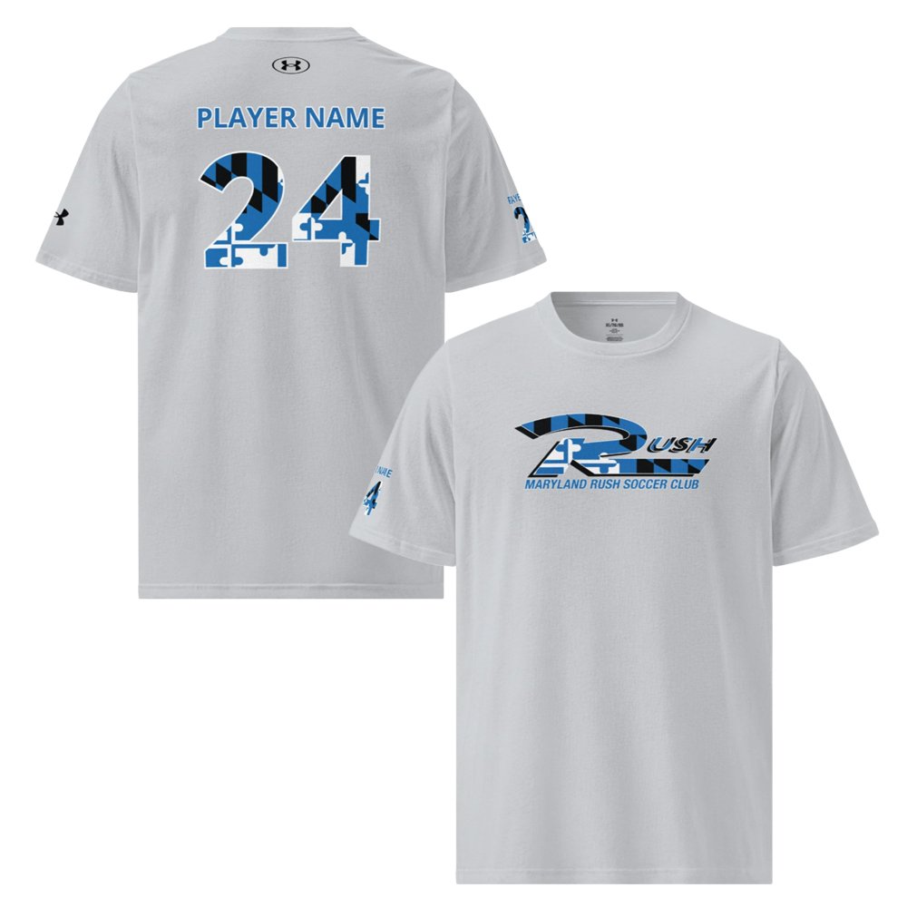 Maryland Rush Custom Under ArmourⓇ athletic t-shirt - Blue Flag