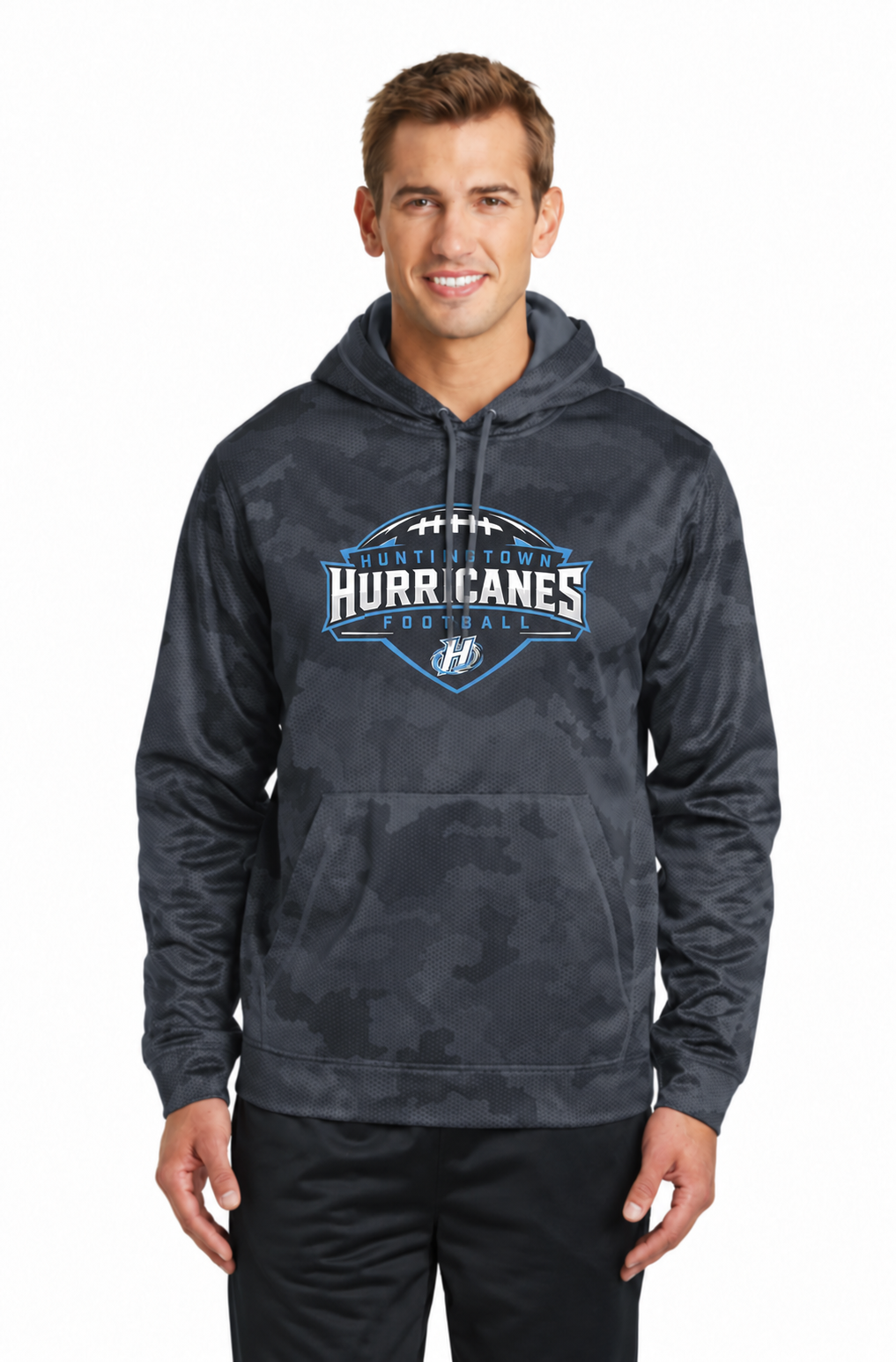 Huntingtown Hurricanes Football Hoodie_Camo