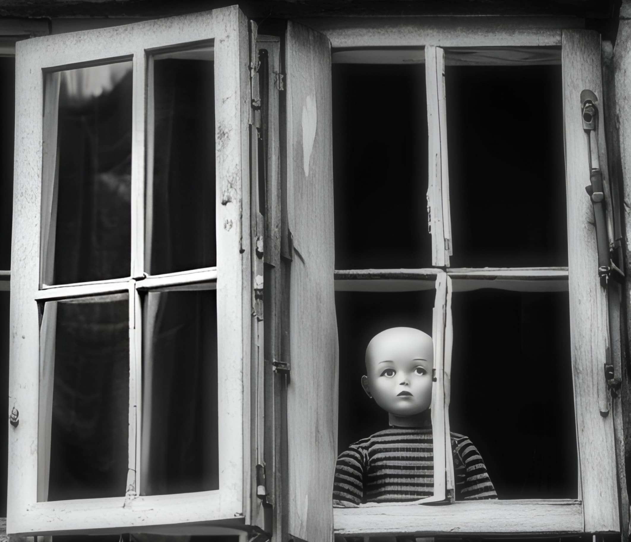 MANNEQUIN IN WINDOW, 1/4 series, Digital Photograph