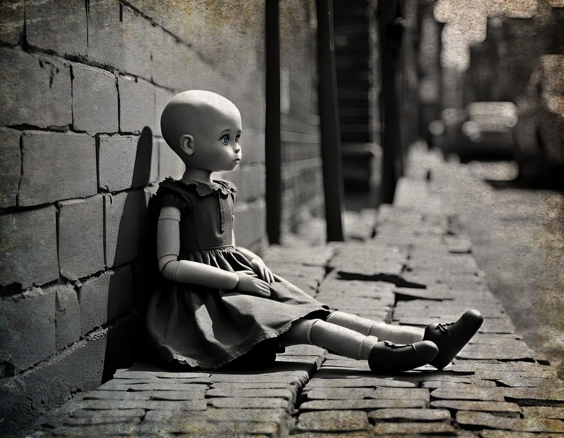 SITTING MANNEQUIN, 2/4 Series, Digital Photograph