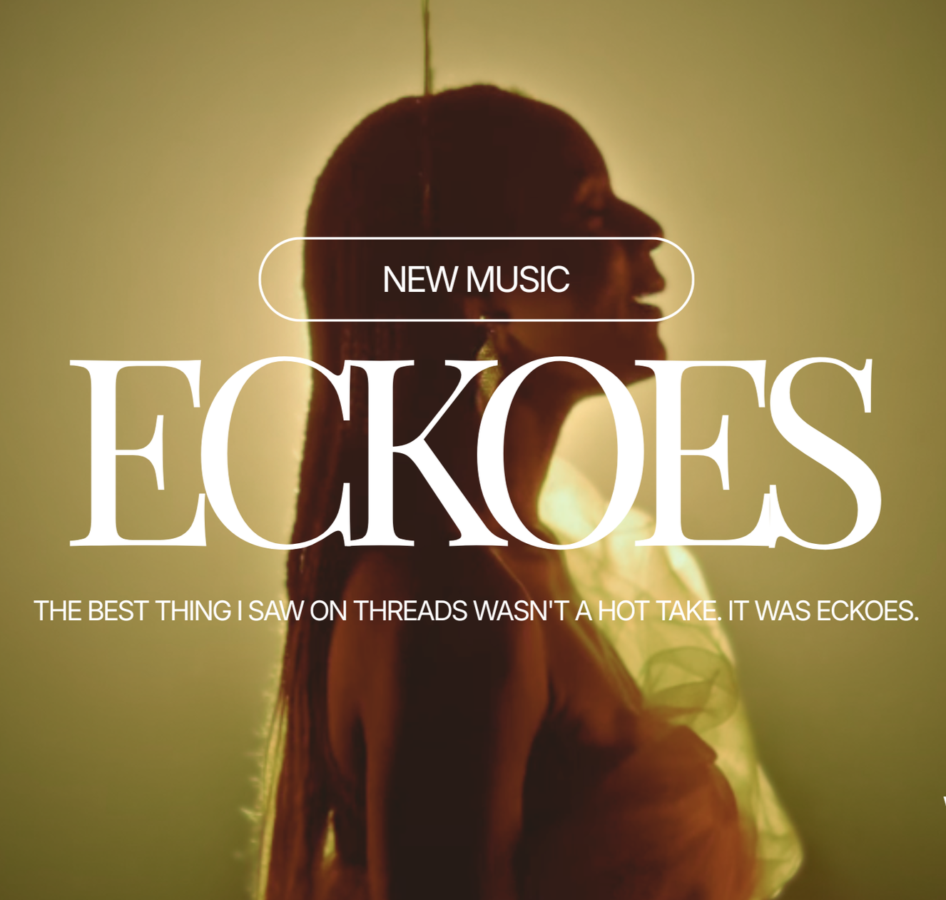 THE BEST THING I SAW ON THREADS WASN'T A HOT TAKE. IT WAS ECKOES.